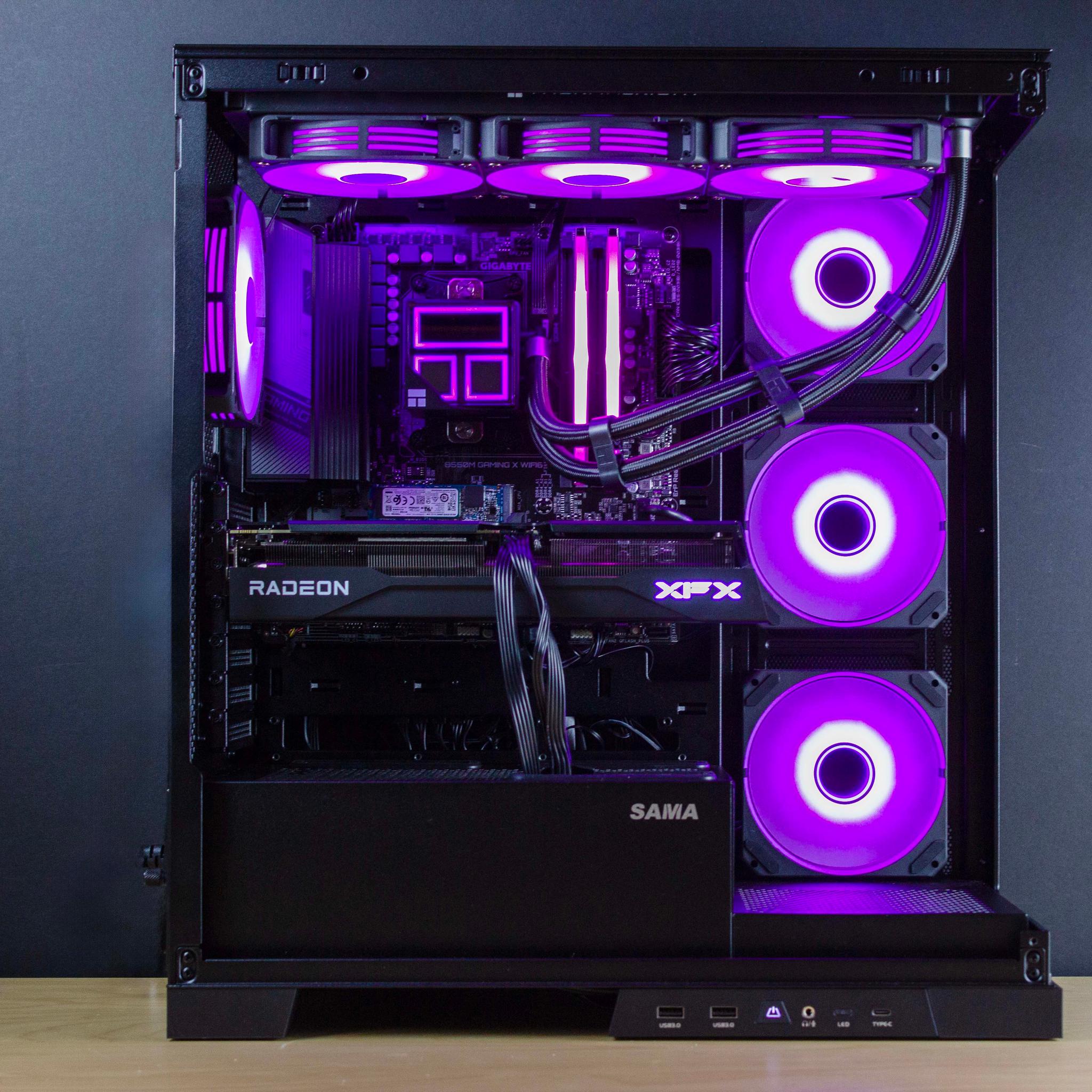 ♠️⚡🗡️Onyx V2 - 1440P Gaming PC | RX 9060 XT 16GB, Ryzen 7 5700X, 32GB RAM, 1TB SSD | ARGB 🗡️⚡♠️