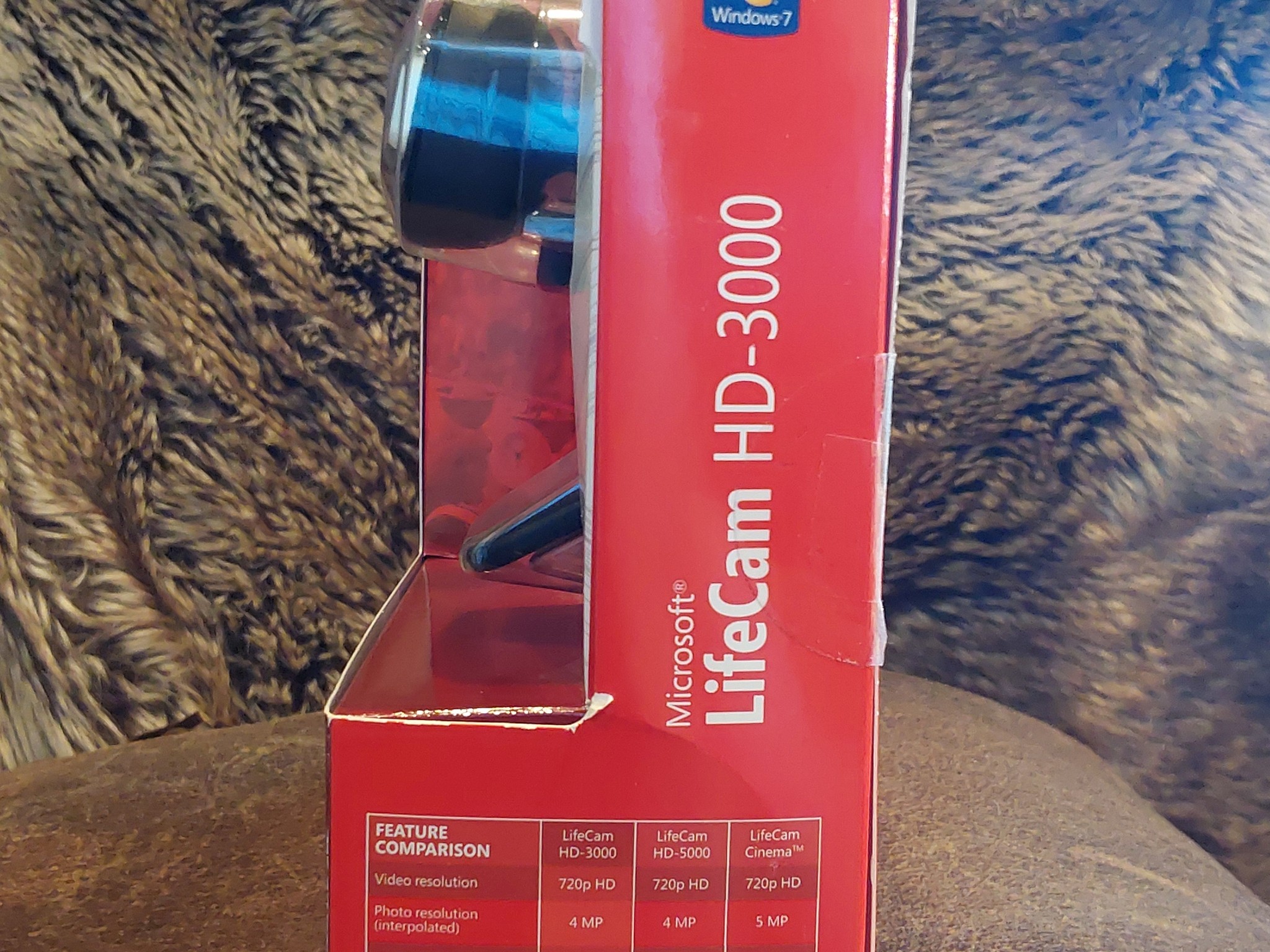 MICROSOFT LIFECAM HD-3000 USB HD WIDESCREEN VIDEO WEBCAM