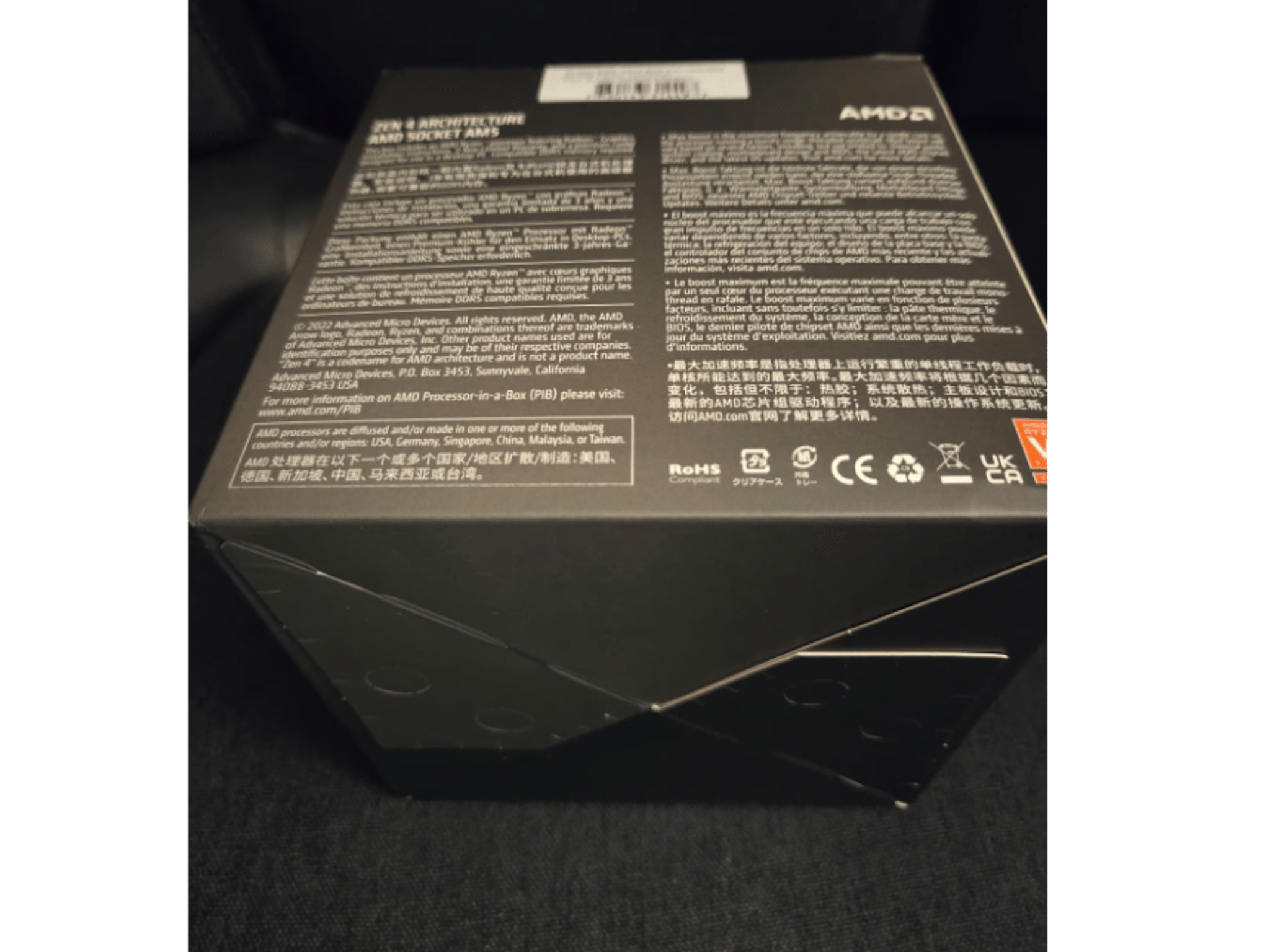 New Ryzen 7 7700 w/ Wraith Prism Cooler