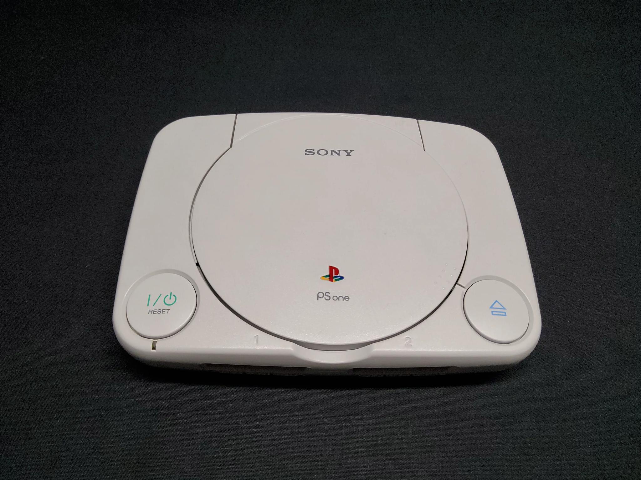 PlayStation PSOne Retro Console Dual Shock Controller + Memory Card