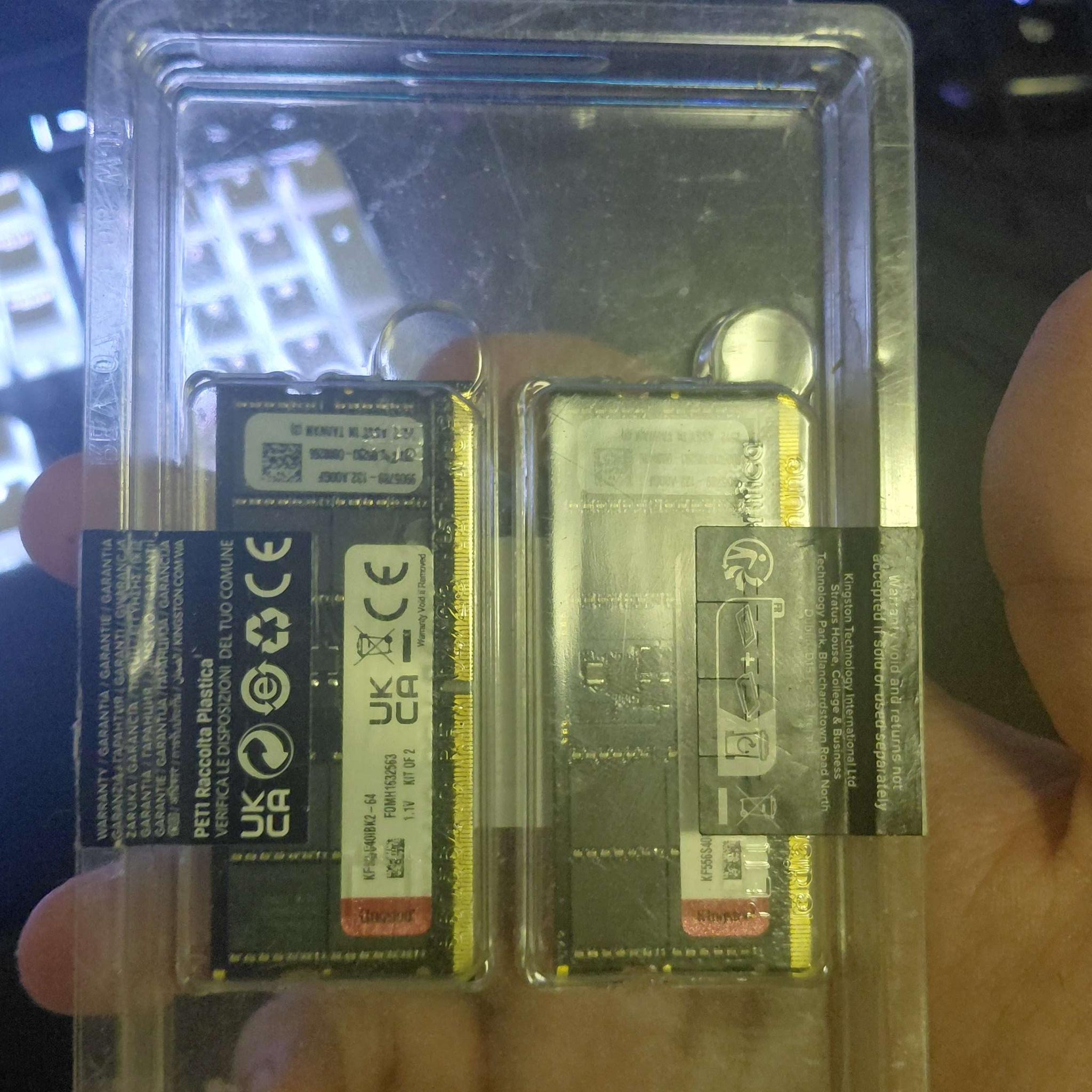 Kingston Fury DDR5 5600MT/s CL40 Sodimms 64 Gigabytes 2x32