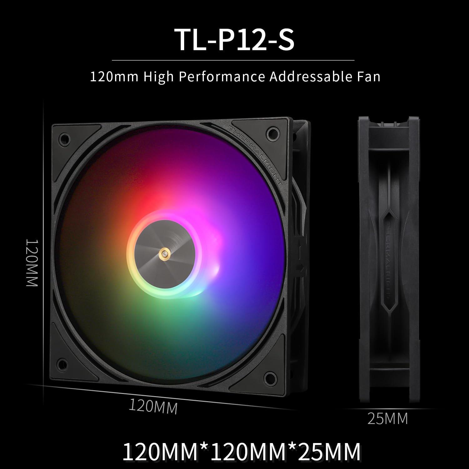 Thermalright Assassin X 120 R Digital ARGB Black CPU Air Cooler