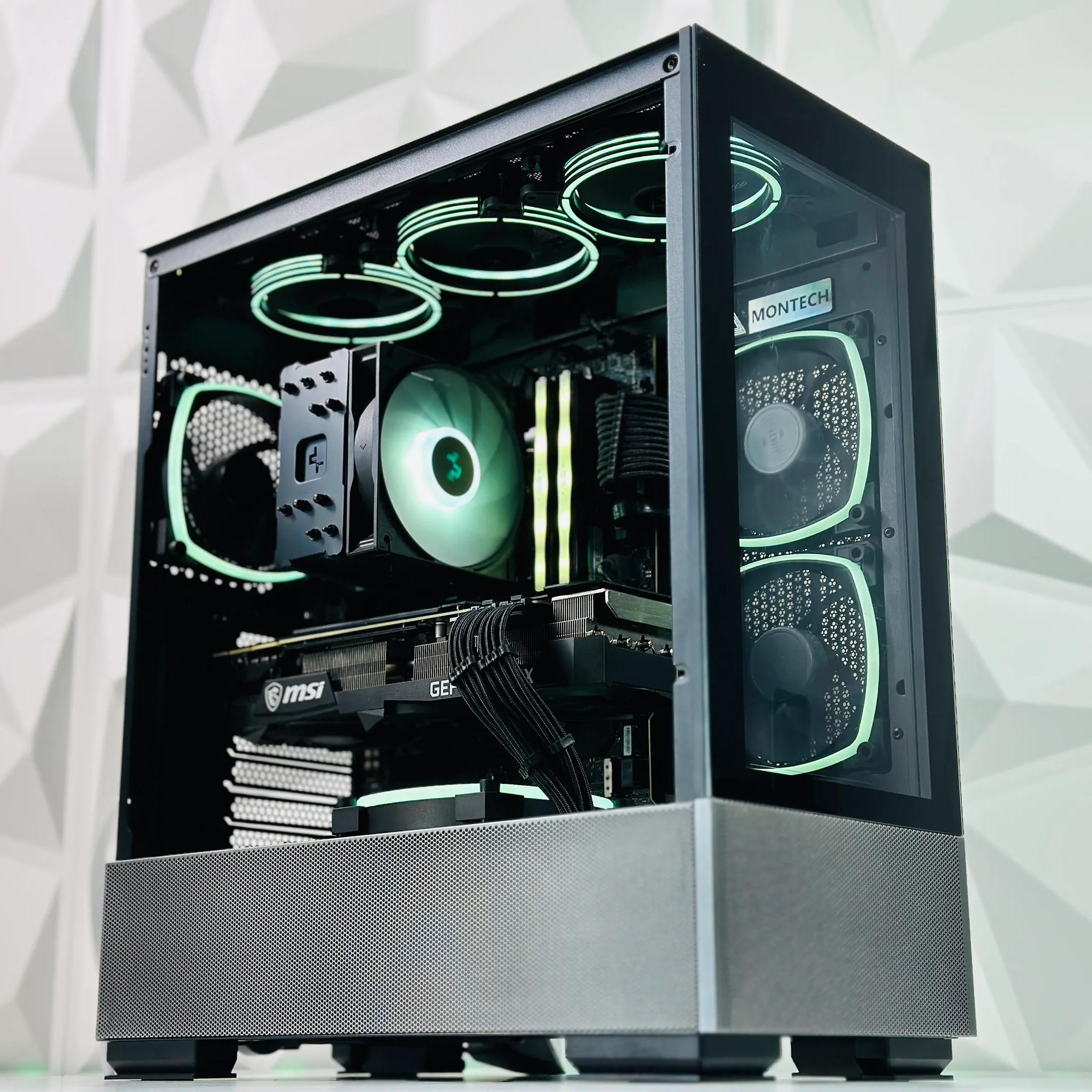 💚✳️Green Star❇️Extreme Gaming PC❇️Nvidia RTX 3090 24GB❇️Intel i7-12700KF 12core❇️32GB DDR4❇️2TB SSD