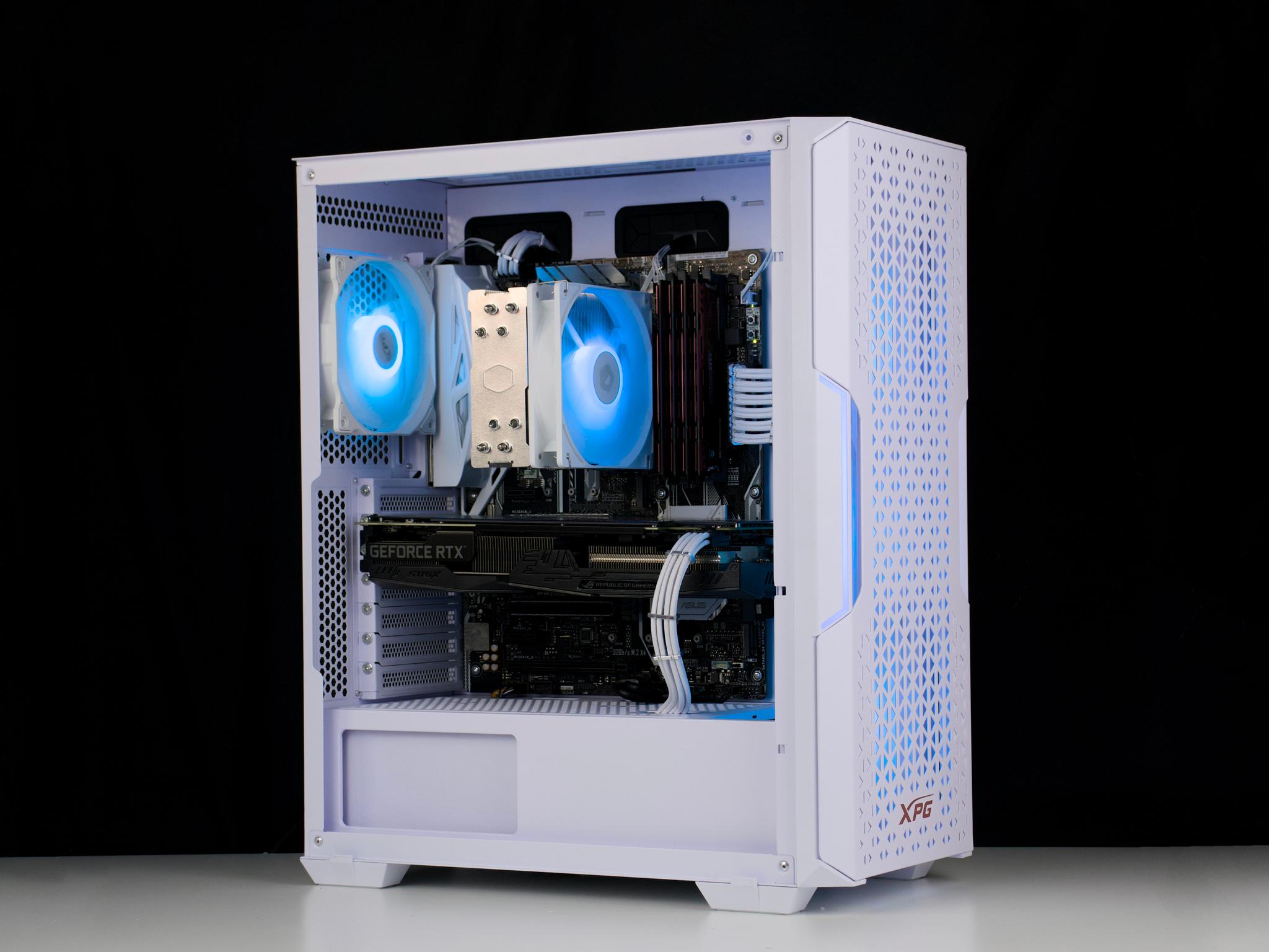 🧊❄️🧊 White Gaming PC – RTX 2060, i7 7700K, 16GB RAM, 500GB SSD - WiFi, BlueTooth 🧊❄️🧊