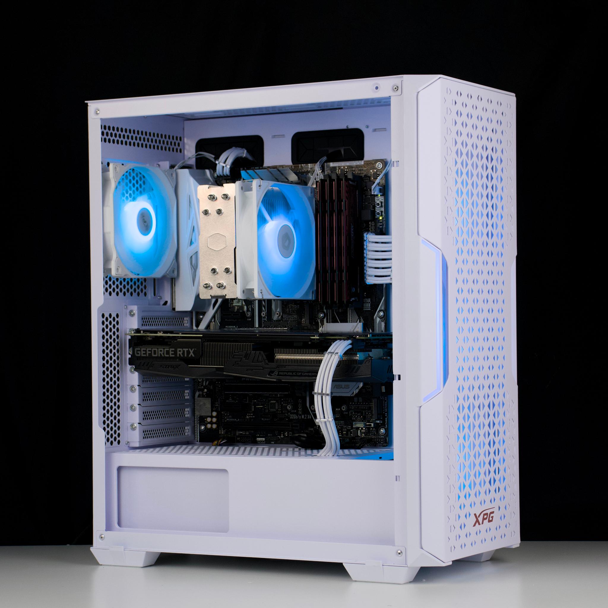 🧊❄️🧊 White Gaming PC – RTX 2060, i7 7700K, 16GB RAM, 500GB SSD - WiFi, BlueTooth 🧊❄️🧊