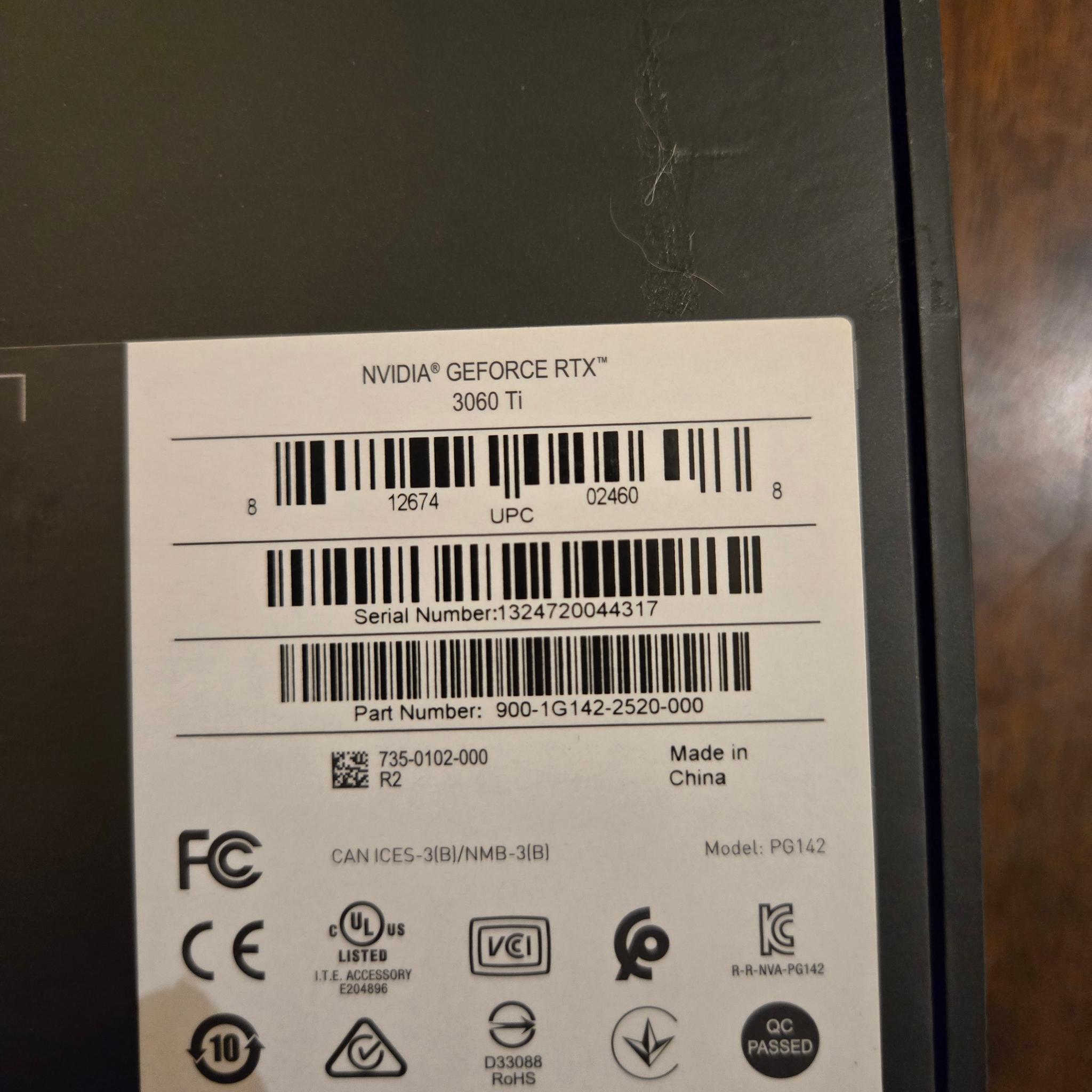 NVIDIA Founders Edition GeForce RTX 3060 Ti