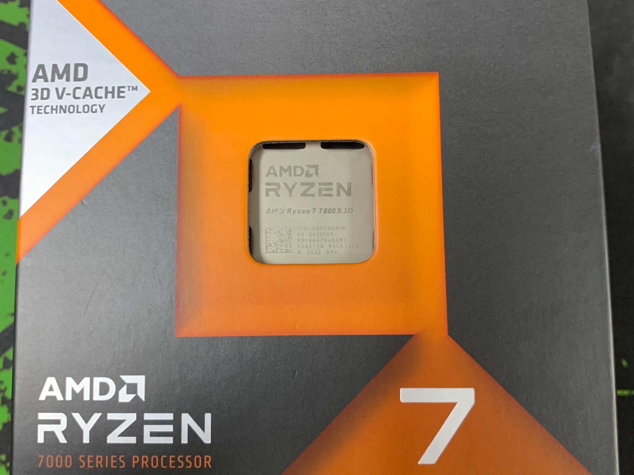 AMD Ryzen 7 7800X3D 8-Core, 16-Thread Desktop Processor