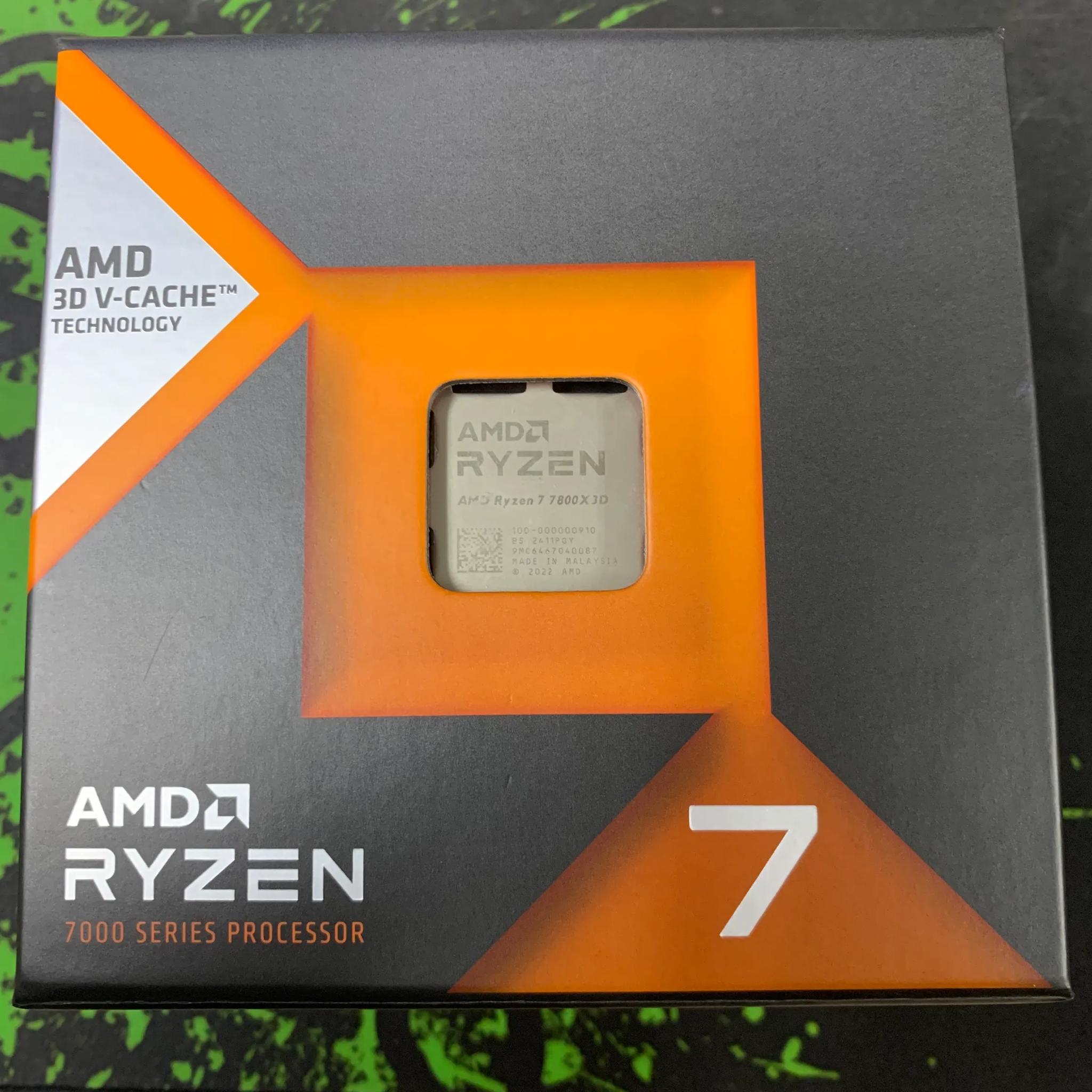 AMD Ryzen 7 7800X3D 8-Core, 16-Thread Desktop Processor