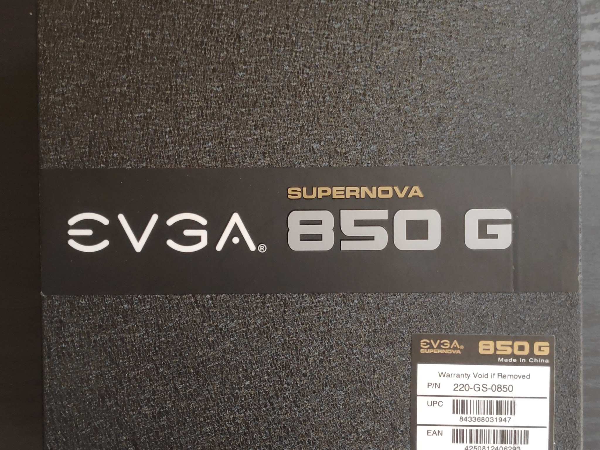 EVGA Supernova 850G Fully Modular 80 Plus Gold Power Supply