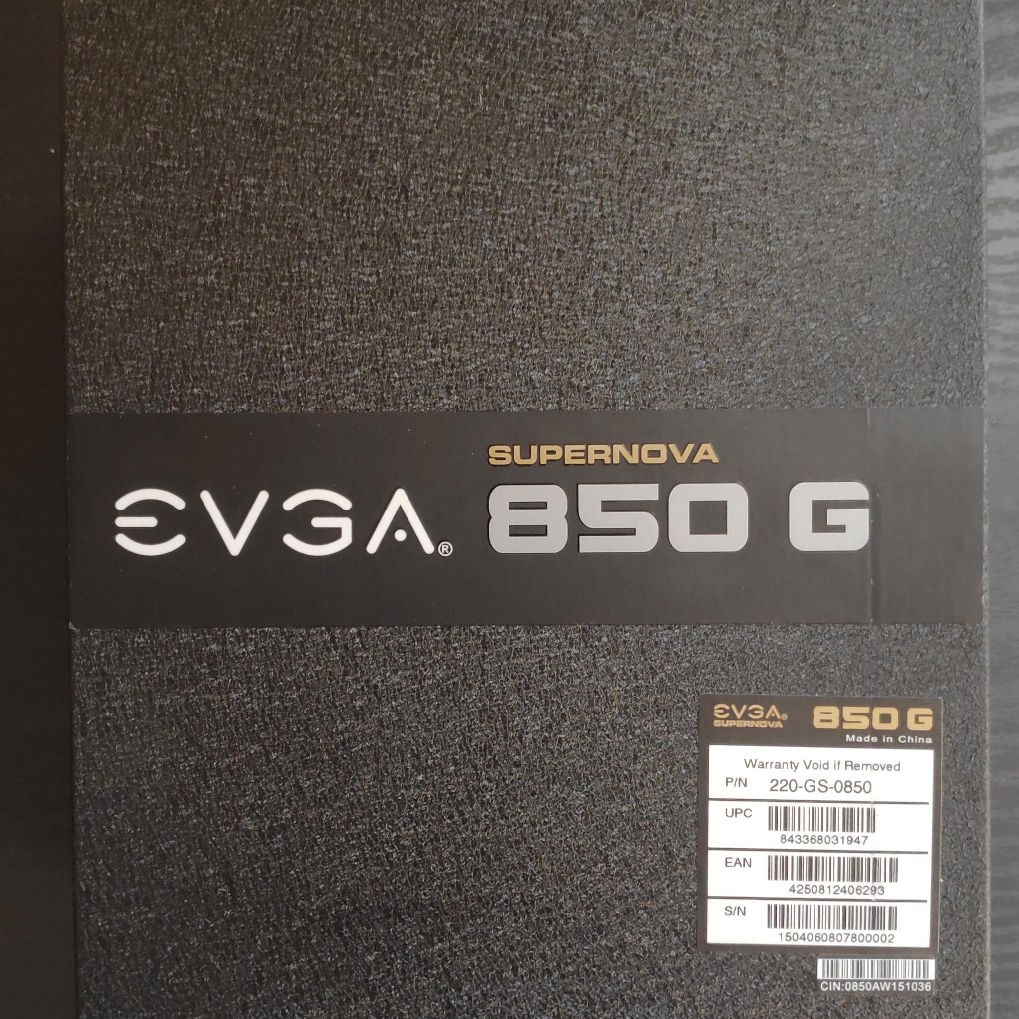 EVGA Supernova 850G Fully Modular 80 Plus Gold Power Supply