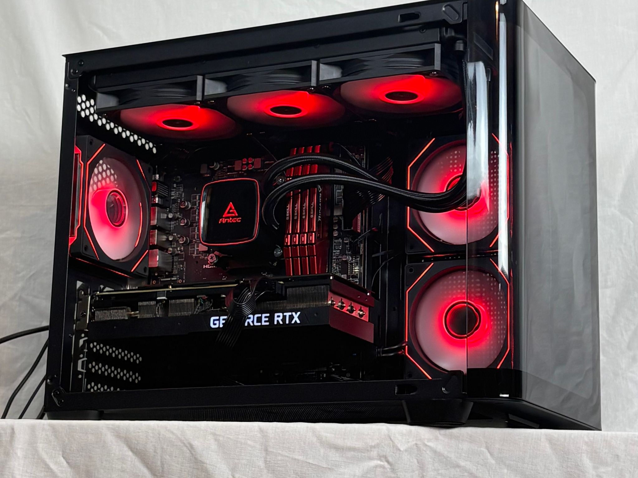 ♠️♣️ BLACK GAMING PC | RTX 3080 10GB | 1TB SSD | Ryzen 5 5600x | 32GB DDR4 | FREE SHIPPING! ♠️♣️