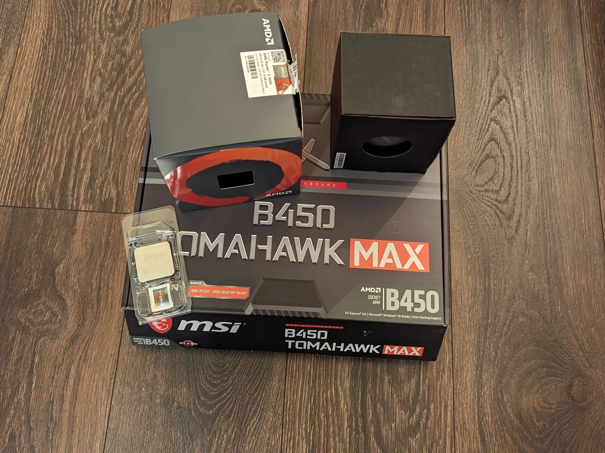 Ryzen 5 1600AF/MSI B450 Tomahawk Max And Memory Motherboard Combo!