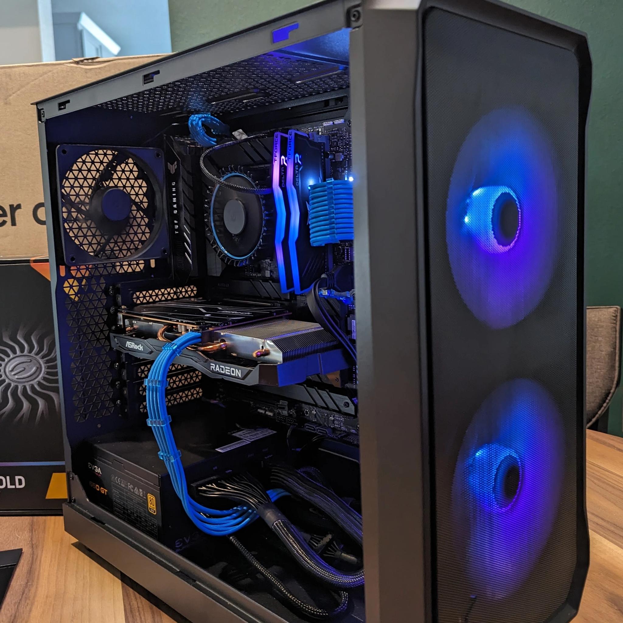 Entry Level RGB Budget Gaming PC - Brand New - Intel i3 13100 / Radeon RX6600 / 16GB RAM / 1TB SSD