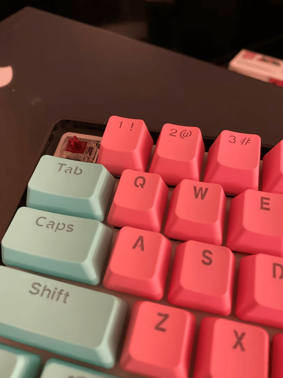 Custom Optical Gateron Red Keyboard
