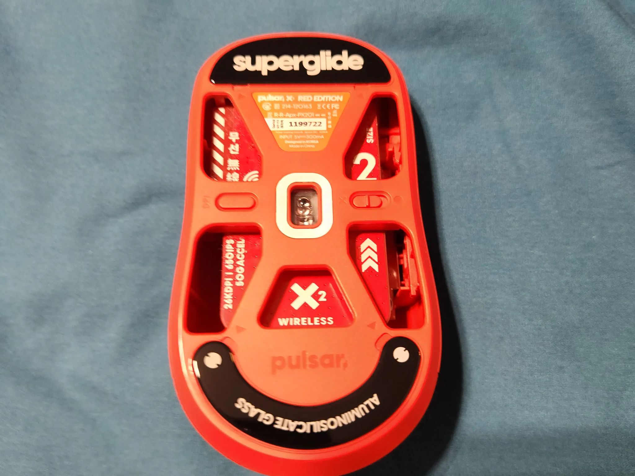 Pulsar X2 RED w/ Pulsar Superglides