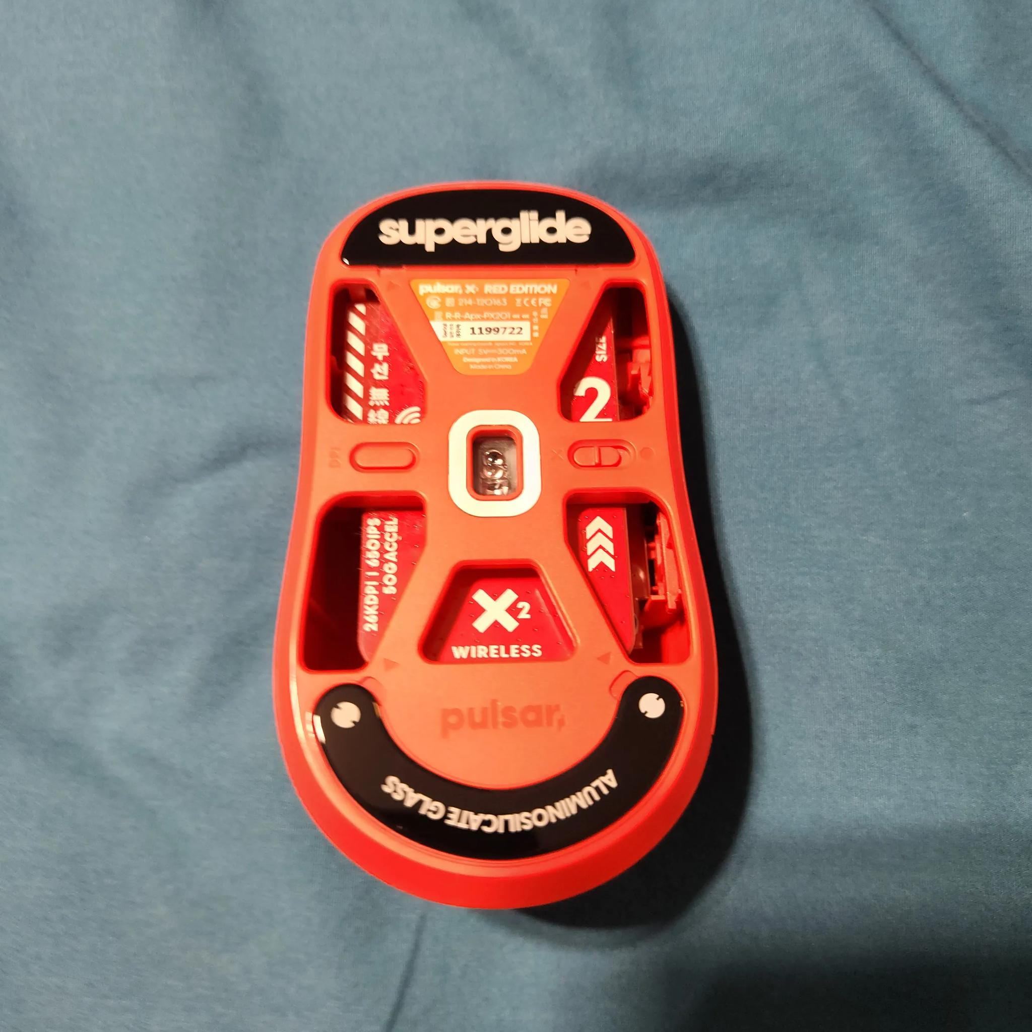 Pulsar X2 RED w/ Pulsar Superglides
