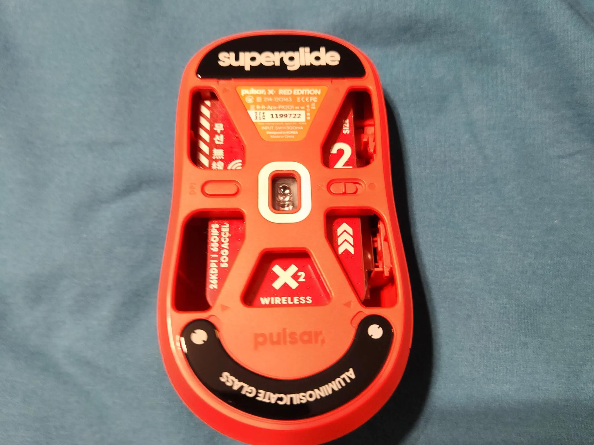 Pulsar X2 RED w/ Pulsar Superglides
