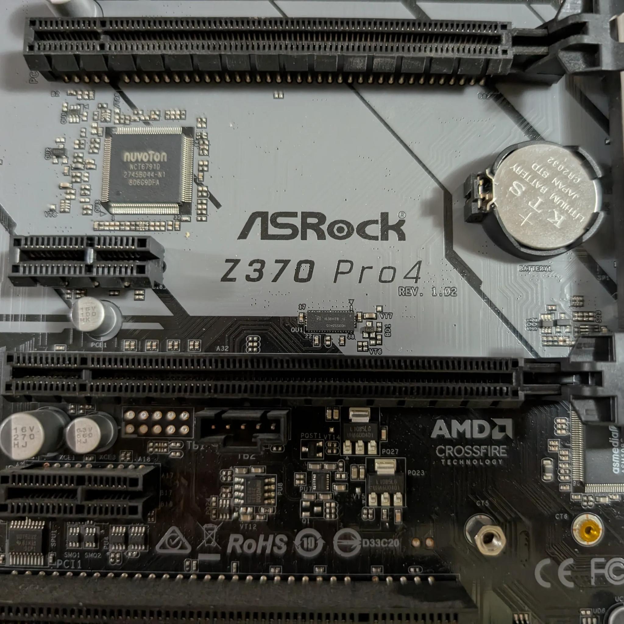 Intel Core i5 8400 + AsRock Z370 Pro4 + cpu cooler