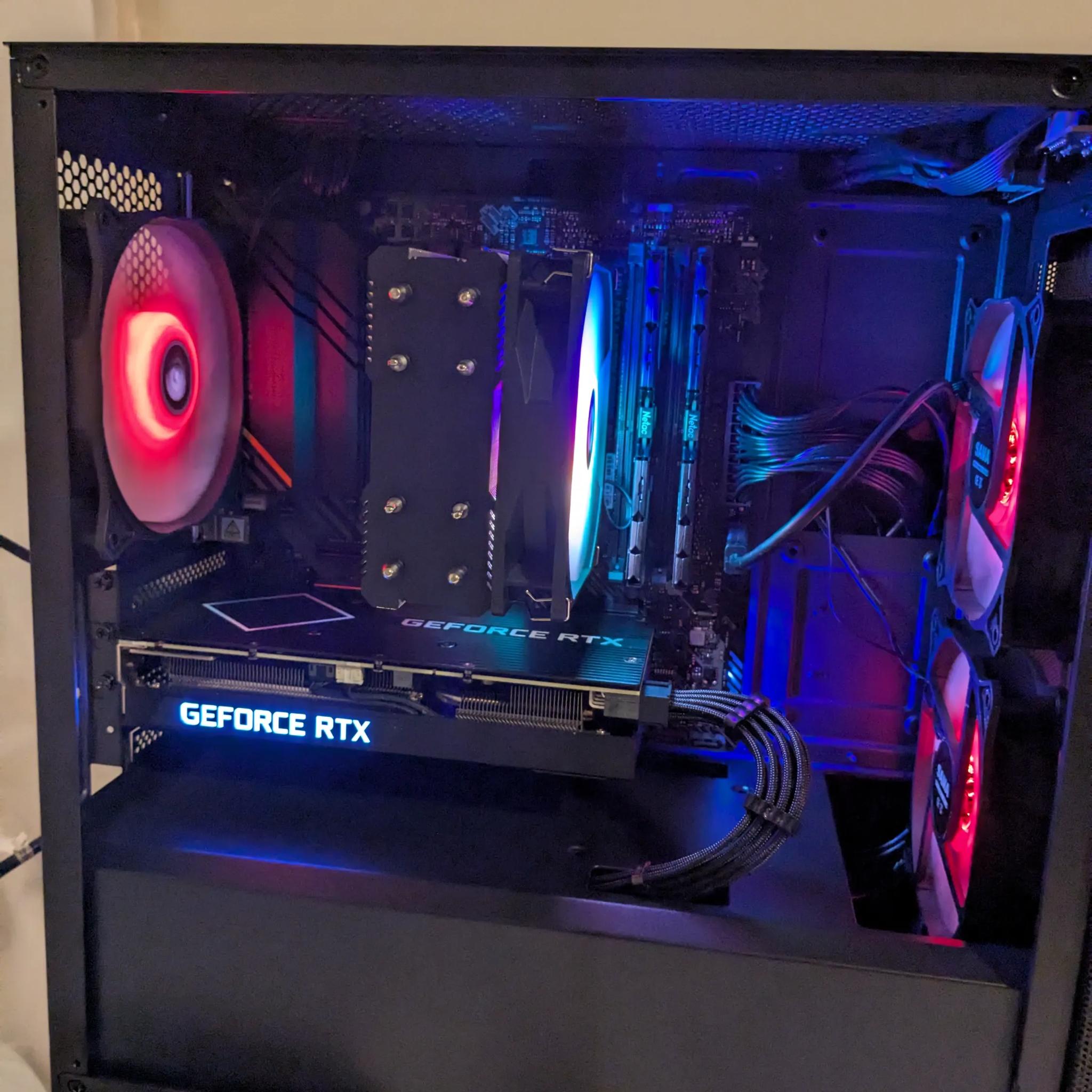 RTX 3060 TI Gaming PC | RYZEN 5 3600 | 16 GB RAM | WIFI