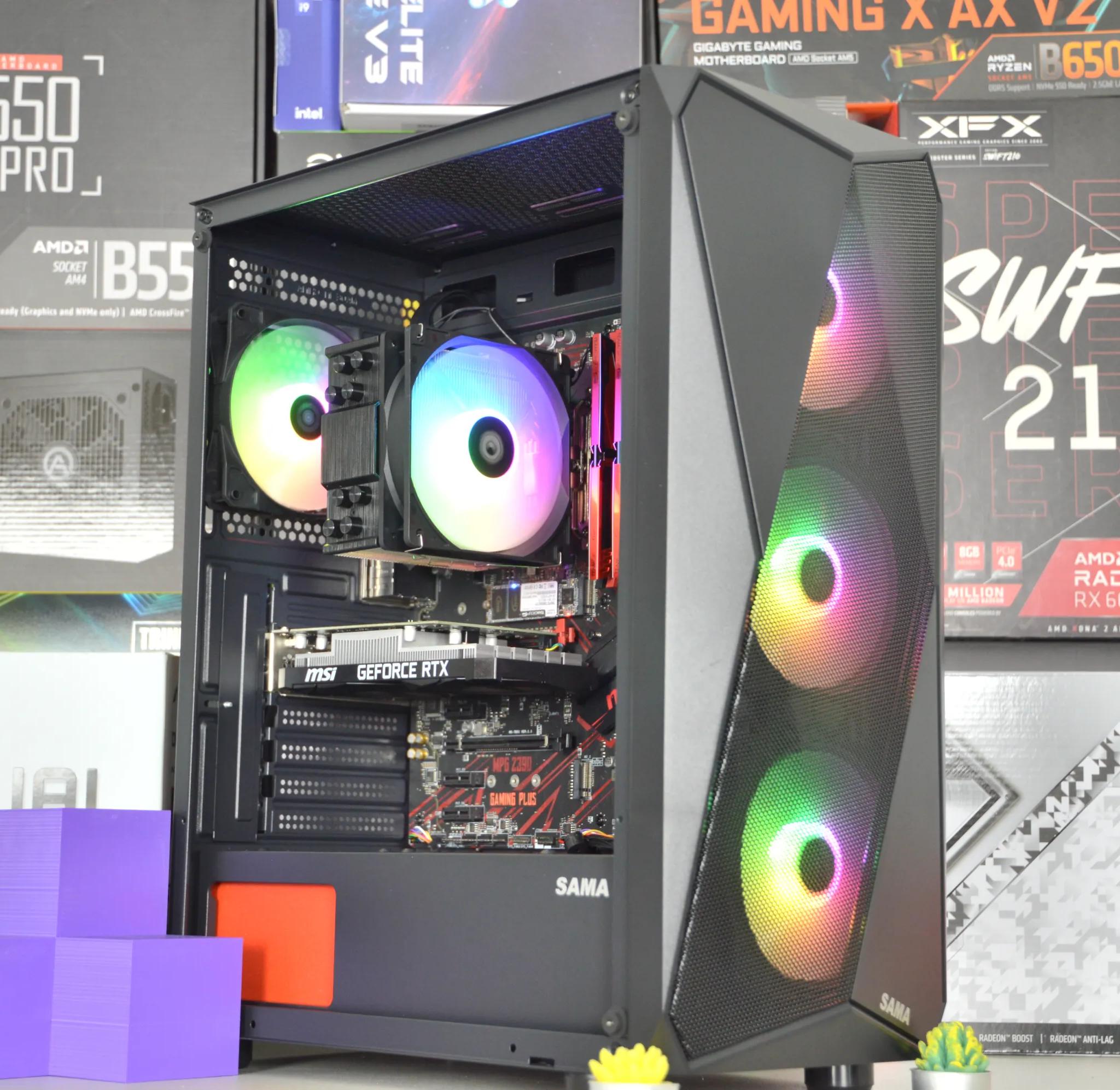 🔴🔴| RTX 3050 6GB | INTEL i7-8700 | 16GB DDR4 RAM | 256GB NVME SSD + 1TB HDD | Crimson Vortex |