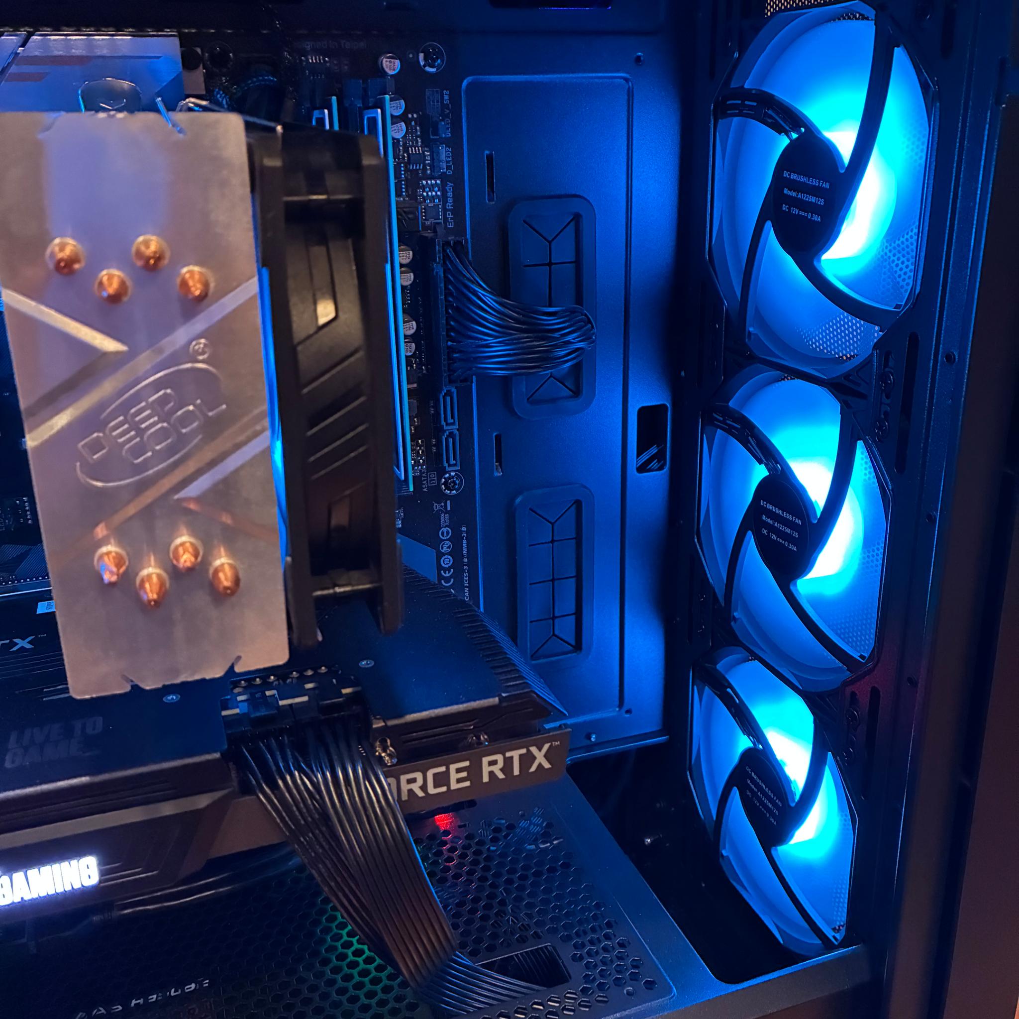 RTX 3070 R7 5800 XT 1440P 4K RGB GAMING PC 32GB RAM 1TB NVMe SSD
