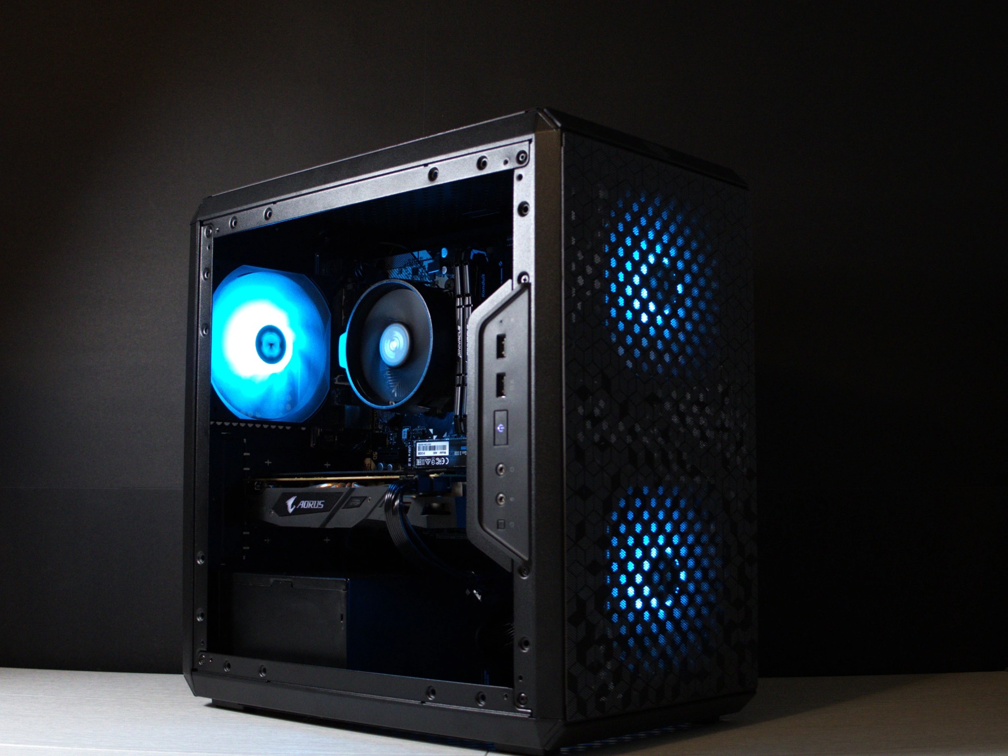 👽DARK HOLE👽 Gaming PC | AMD Ryzen 5 3600 | 16GB | RX 580 8GB | 512GB SSD | Win11 | Wi-Fi