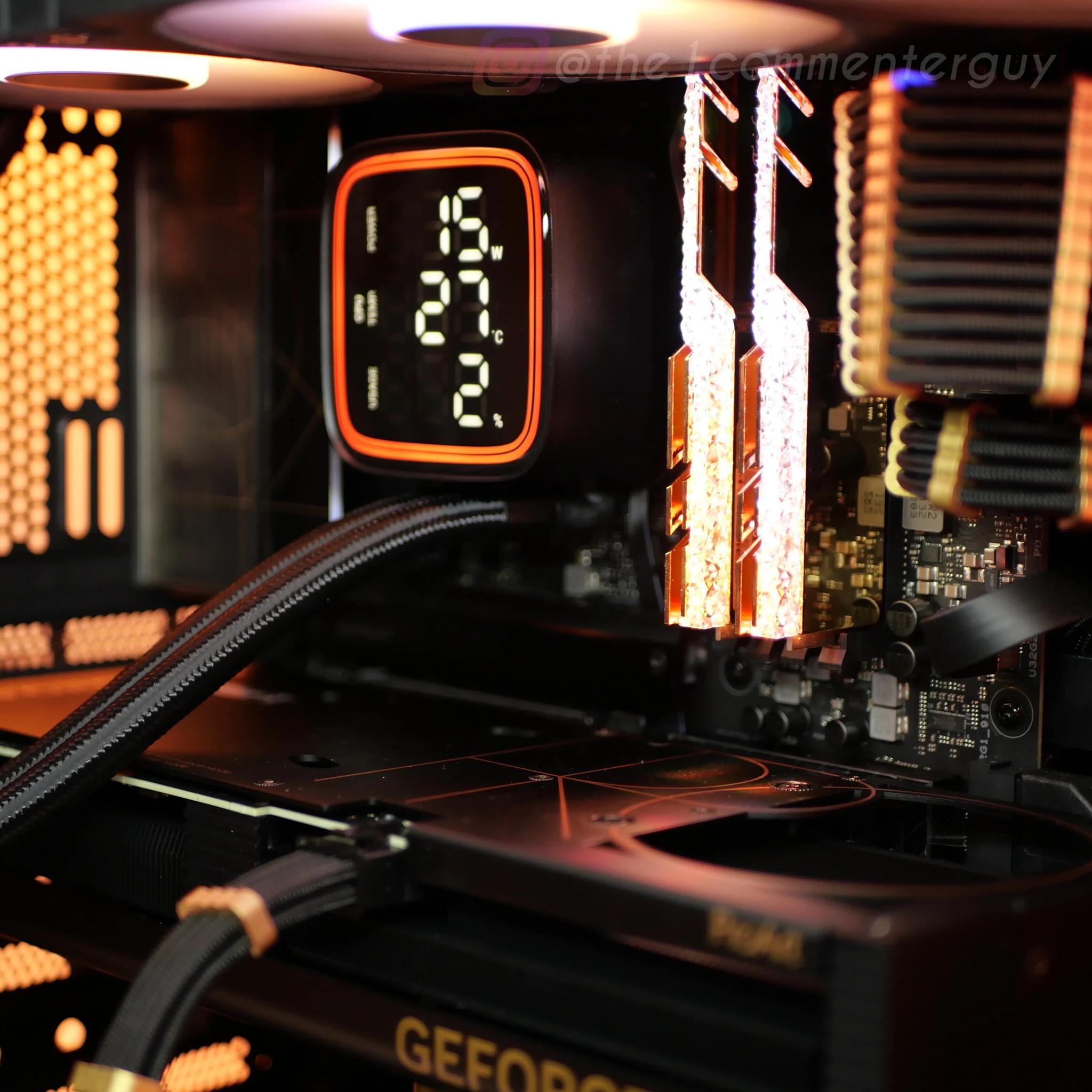 Gold Wood? 🪙|🪵 RTX 4070, I5 13500 (14-core), 32gb RAM, 2TB NVME, Liquid cooled PC