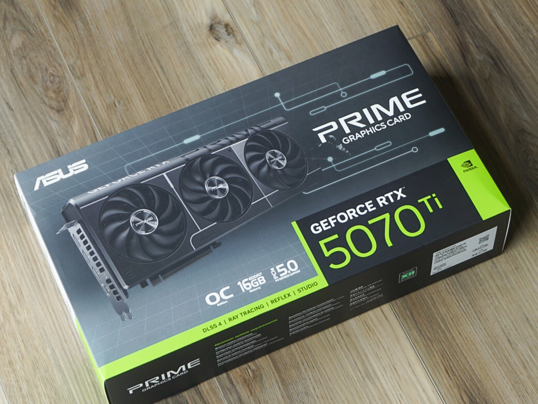 ASUS PRIME GeForce RTX 5070Ti - 16GB GDDR7 PCI Express 5.0 | NEW & SEALED