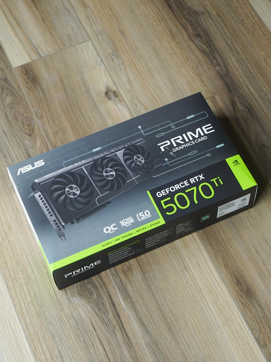 ASUS PRIME GeForce RTX 5070Ti - 16GB GDDR7 PCI Express 5.0 | NEW & SEALED