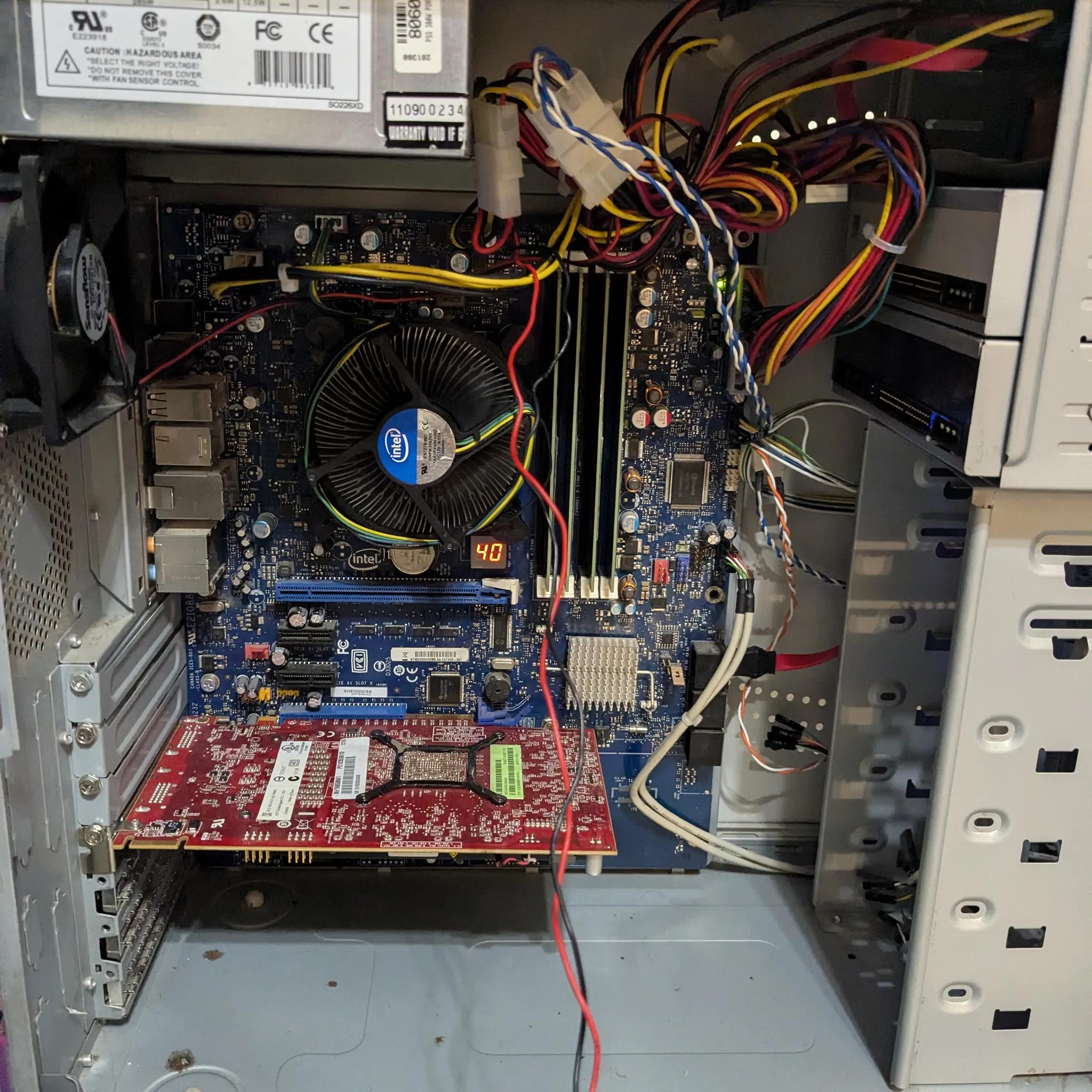 Beige Brick ~ Budget Workstation i5-750, 16GB RAM, 2GB AMD GPU, 256GB SSD, Wifi, Win10