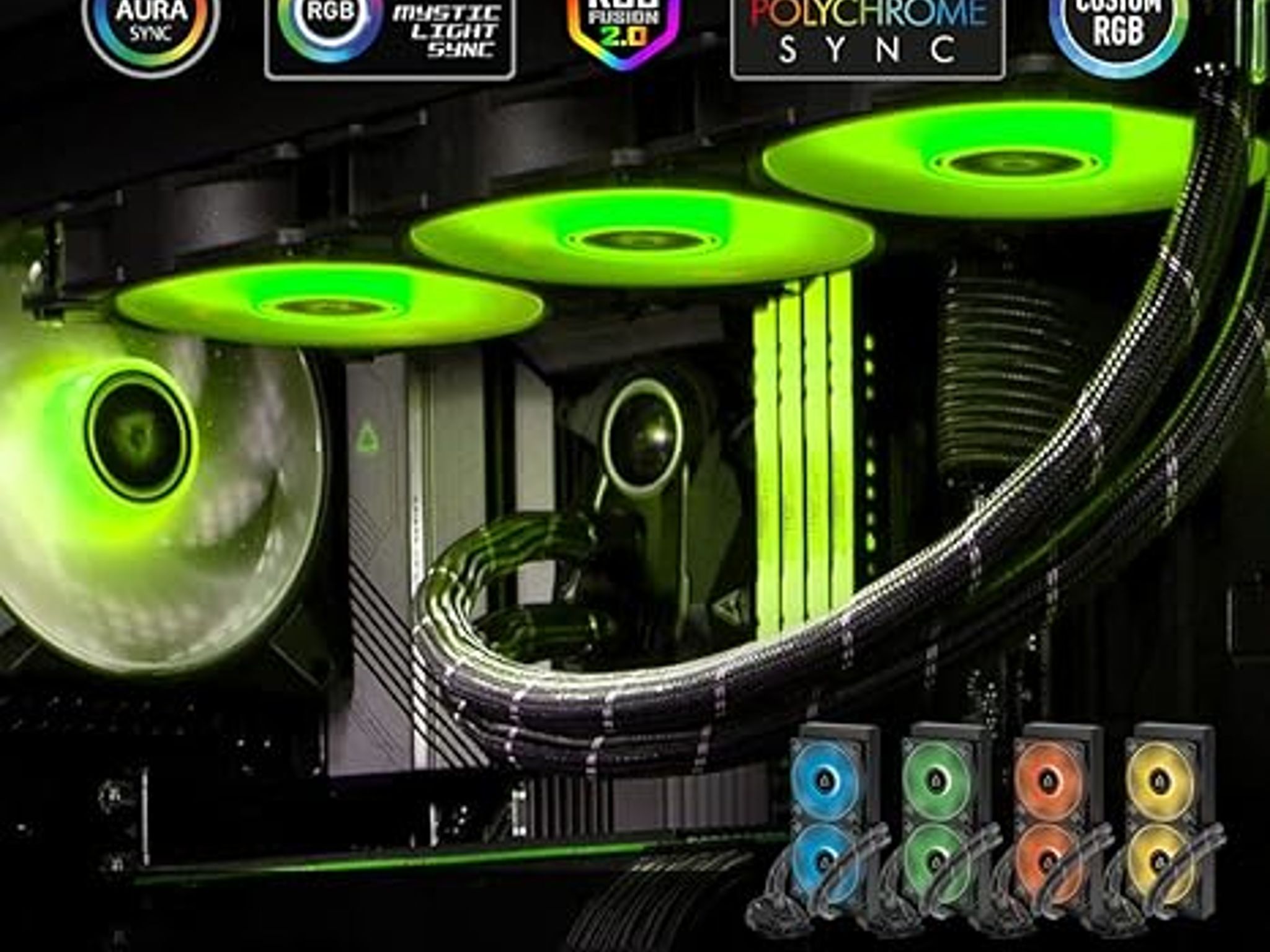 On Sale! ARCTIC Liquid Freezer II 420 RGB (incl. Controller) - Black