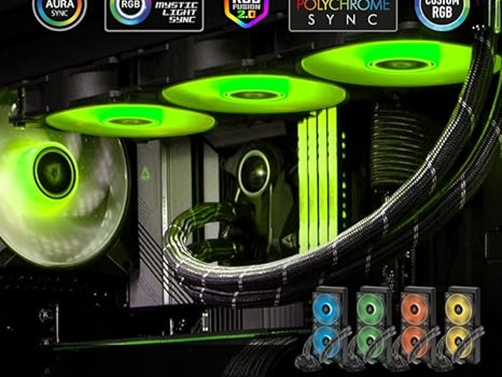 On Sale! ARCTIC Liquid Freezer II 420 RGB (incl. Controller) - Black