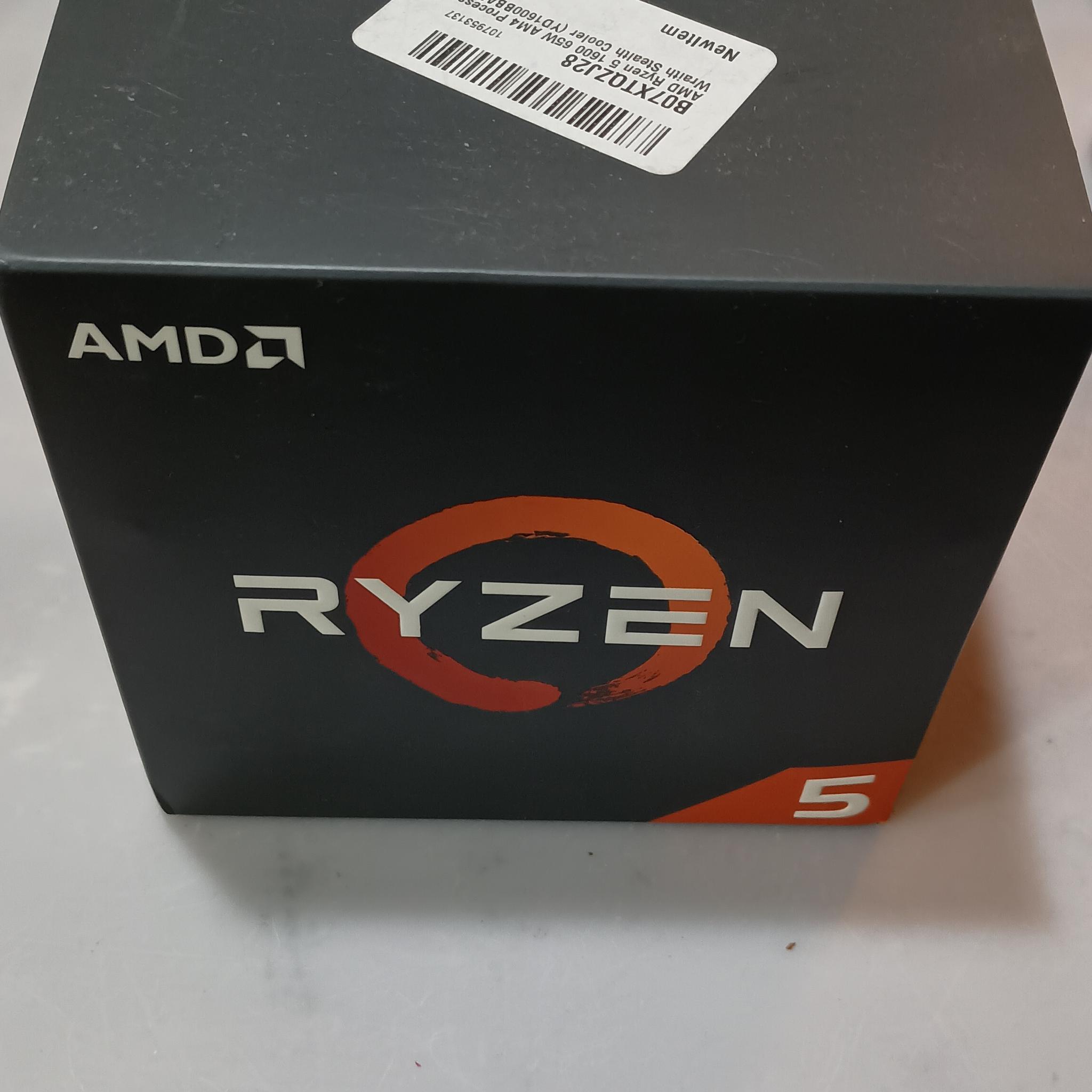 Ryzen 5 1600 AM4 6-Core 12-Thread 3.2-3.6GHz 65W Processor NEW