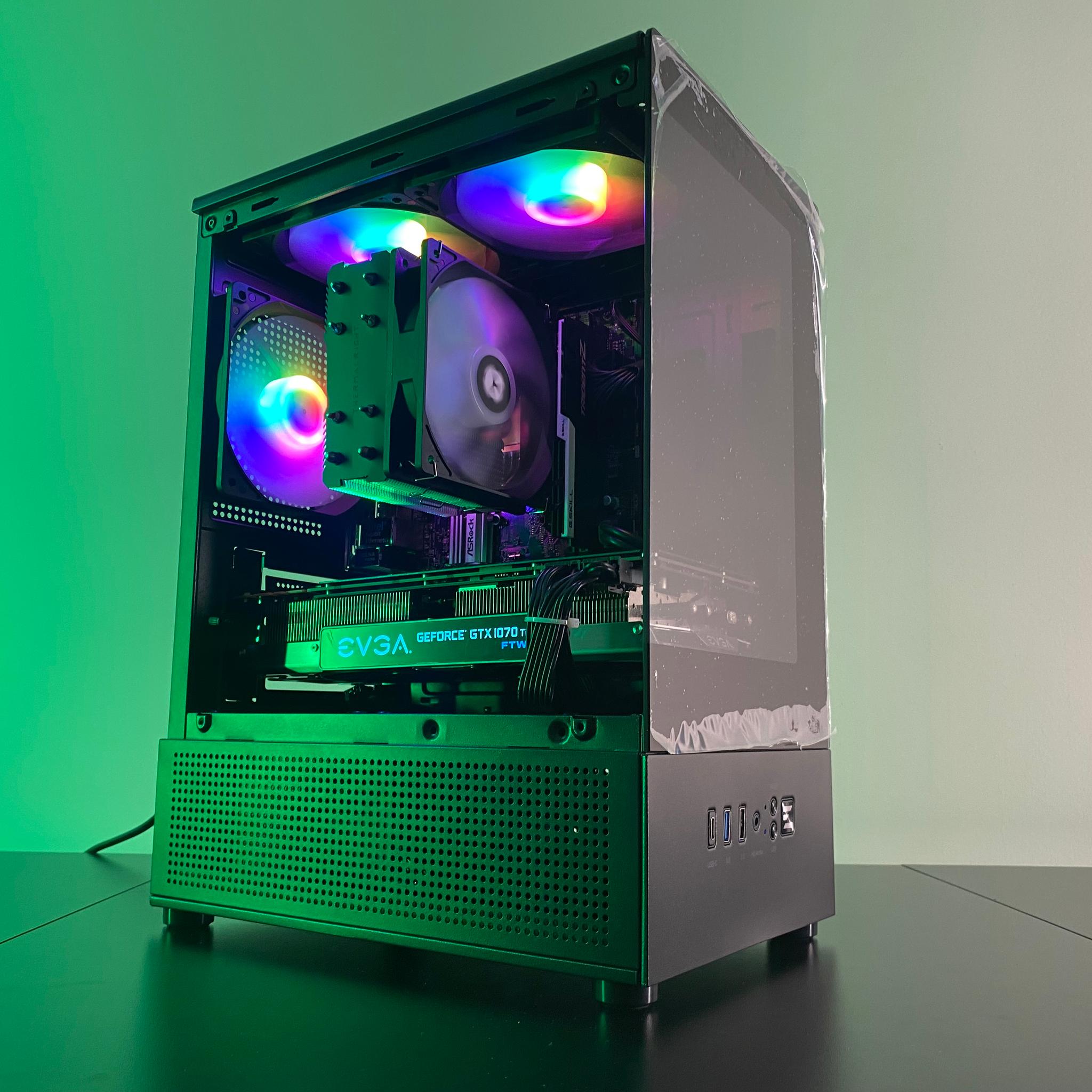 RGB Gaming PC | EVGA GTX 1070 Ti FTW 8GB | Intel Core i5-7500 | 16GB DDR4 RAM | 500GB SSD |