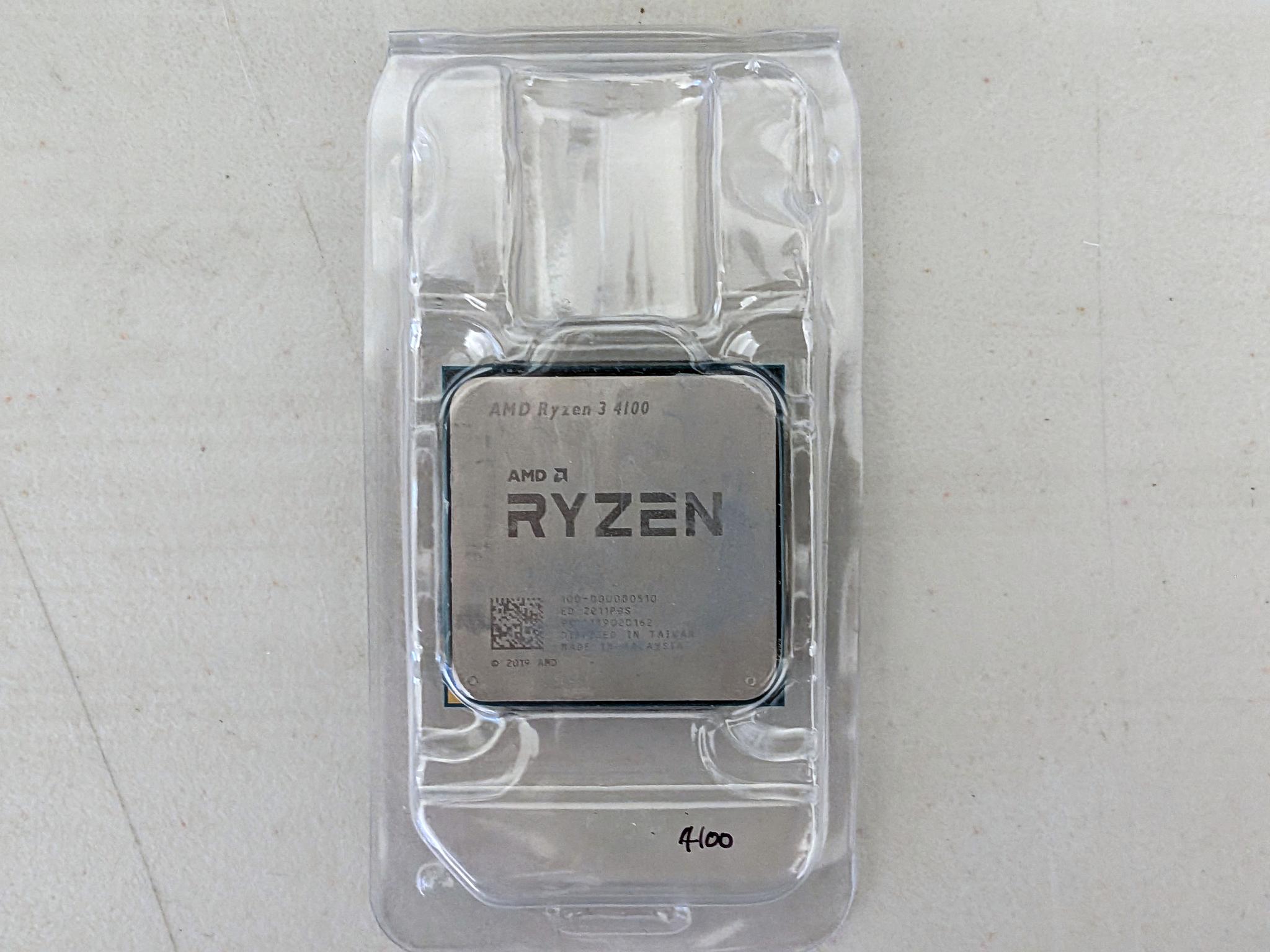 AMD Ryzen 3 4100 4-Core 8-Thread AM4 CPU Processor – Used, Fully Tested