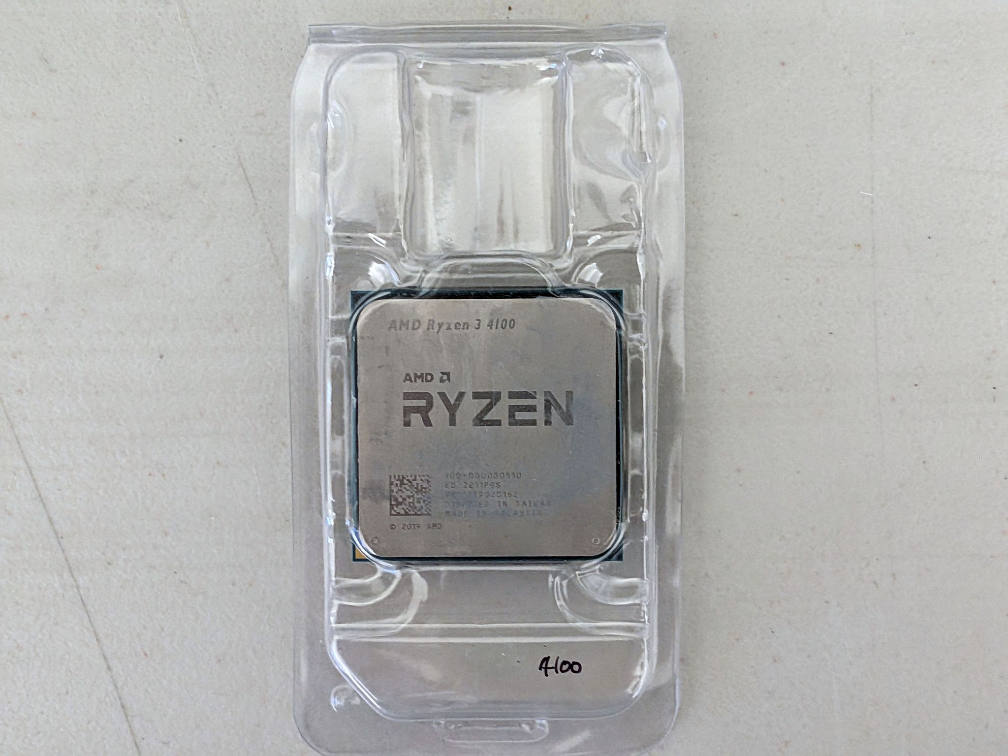 AMD Ryzen 3 4100 4-Core 8-Thread AM4 CPU Processor – Used, Fully Tested