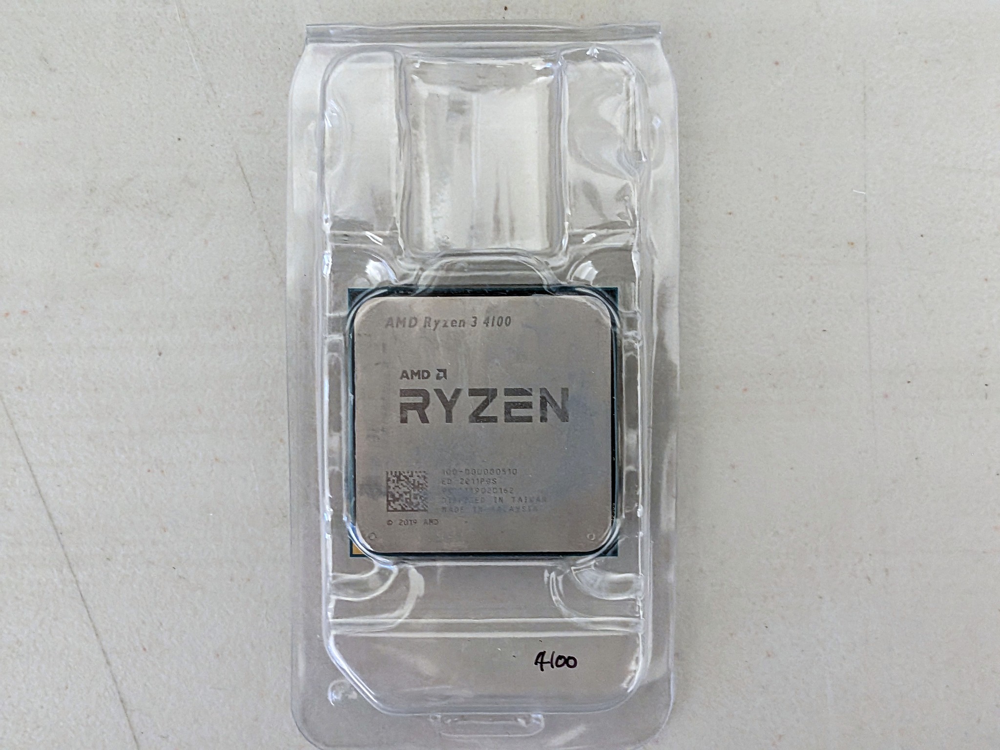 AMD Ryzen 3 4100 4-Core 8-Thread AM4 CPU Processor – Used, Fully Tested