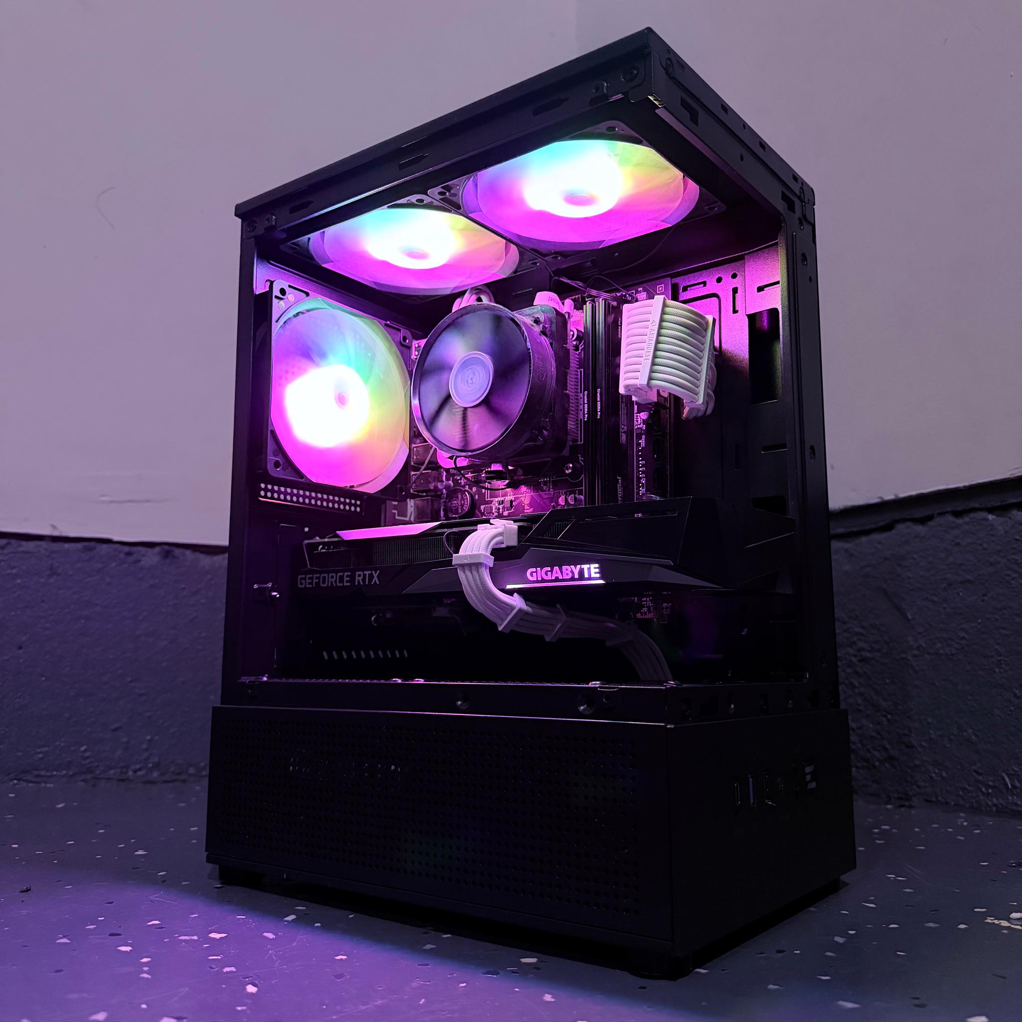 ⚫️"Phantom Flux"🌈| 1440p Gaming | RTX 3060 12GB | Ryzen 5 5600G | 32GB Ram | 1TB SSD