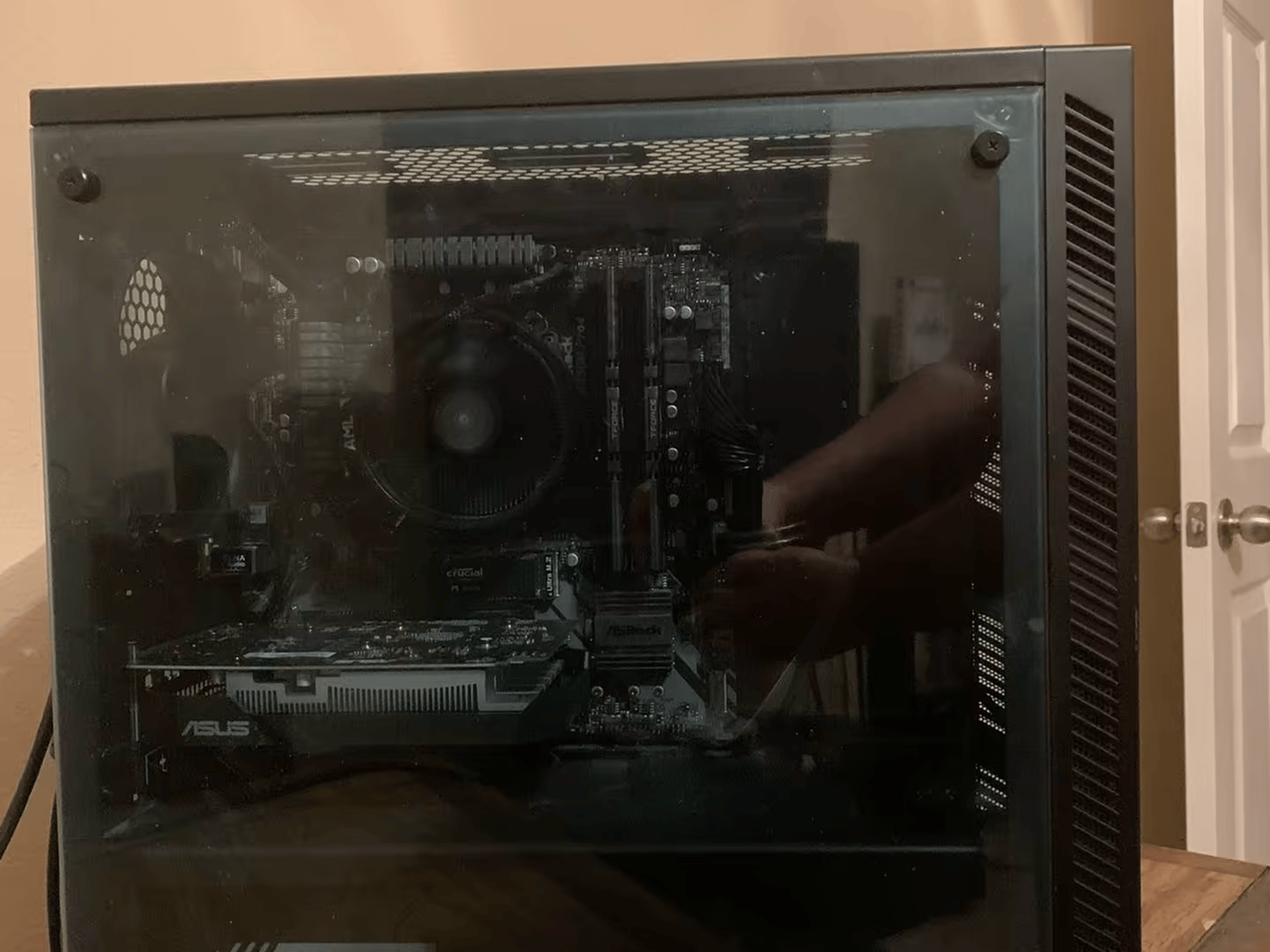 Entry 1080p Gaming Computer Tower Ryzen 2600 GTX 1650