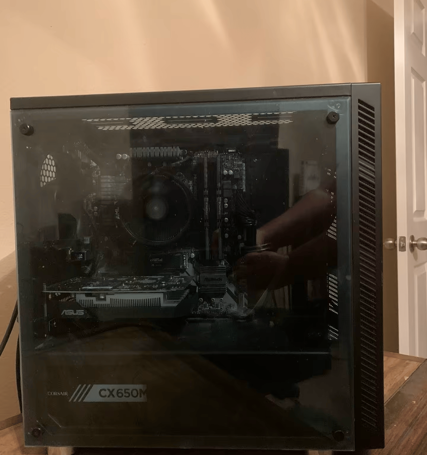 Entry 1080p Gaming Computer Tower Ryzen 2600 GTX 1650