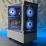 RX 580 8GB OC+, Ryzen 5 2400G, 16GB RAM | White RGB Gaming Computer/PC