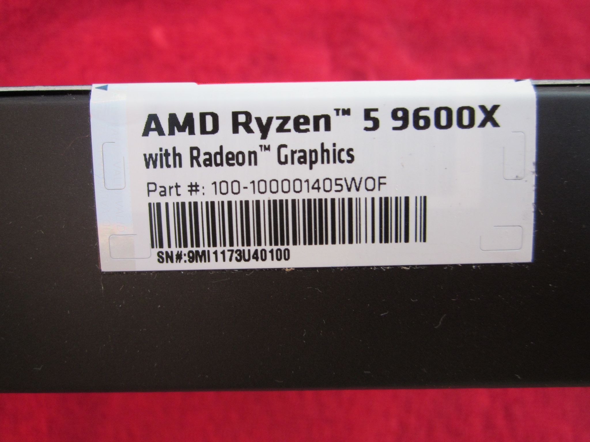 NEW! AMD Ryzen 5 9600X 6 Core 3.9/5.4 GHz AM5 CPU