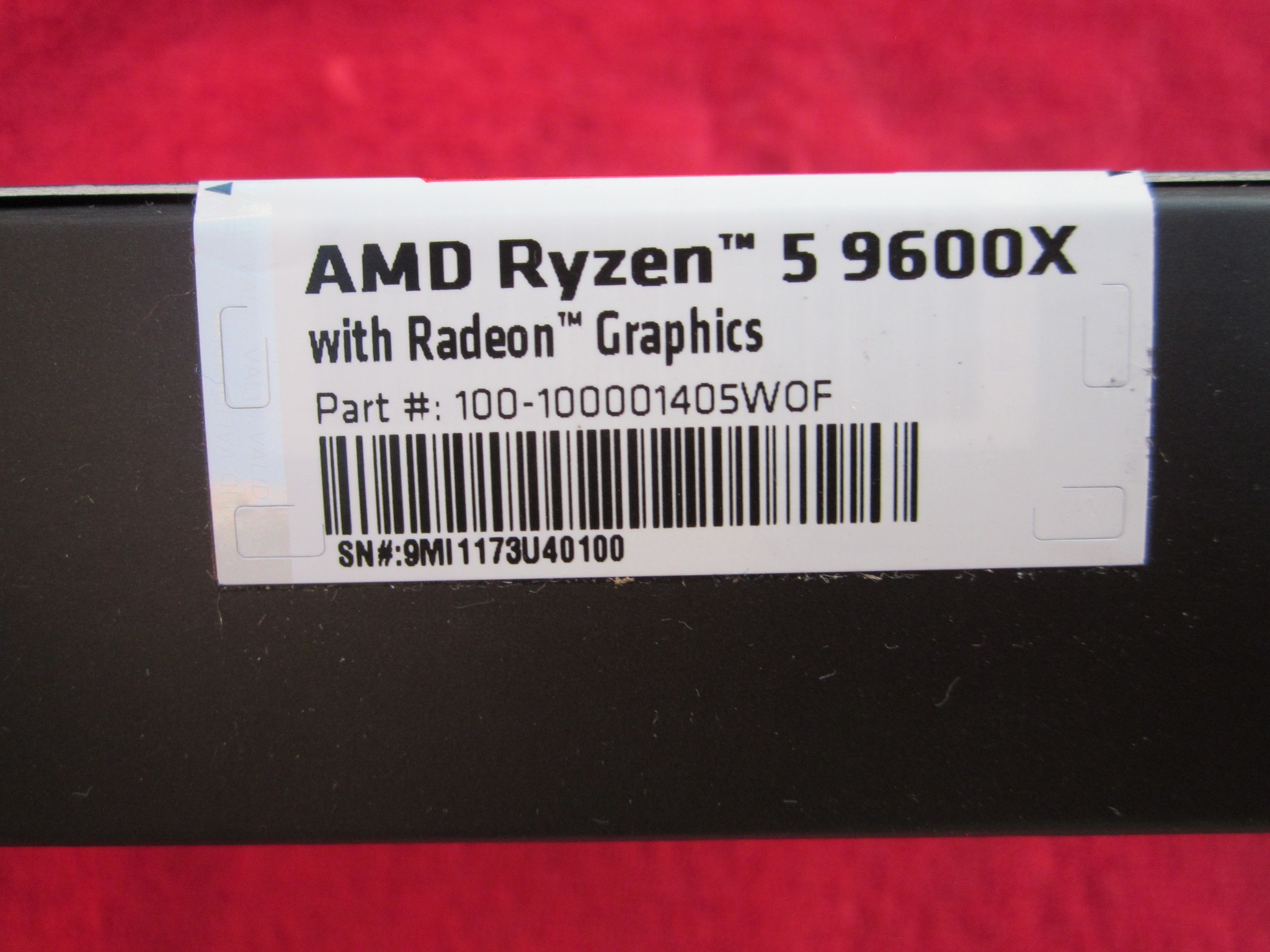 NEW! AMD Ryzen 5 9600X 6 Core 3.9/5.4 GHz AM5 CPU