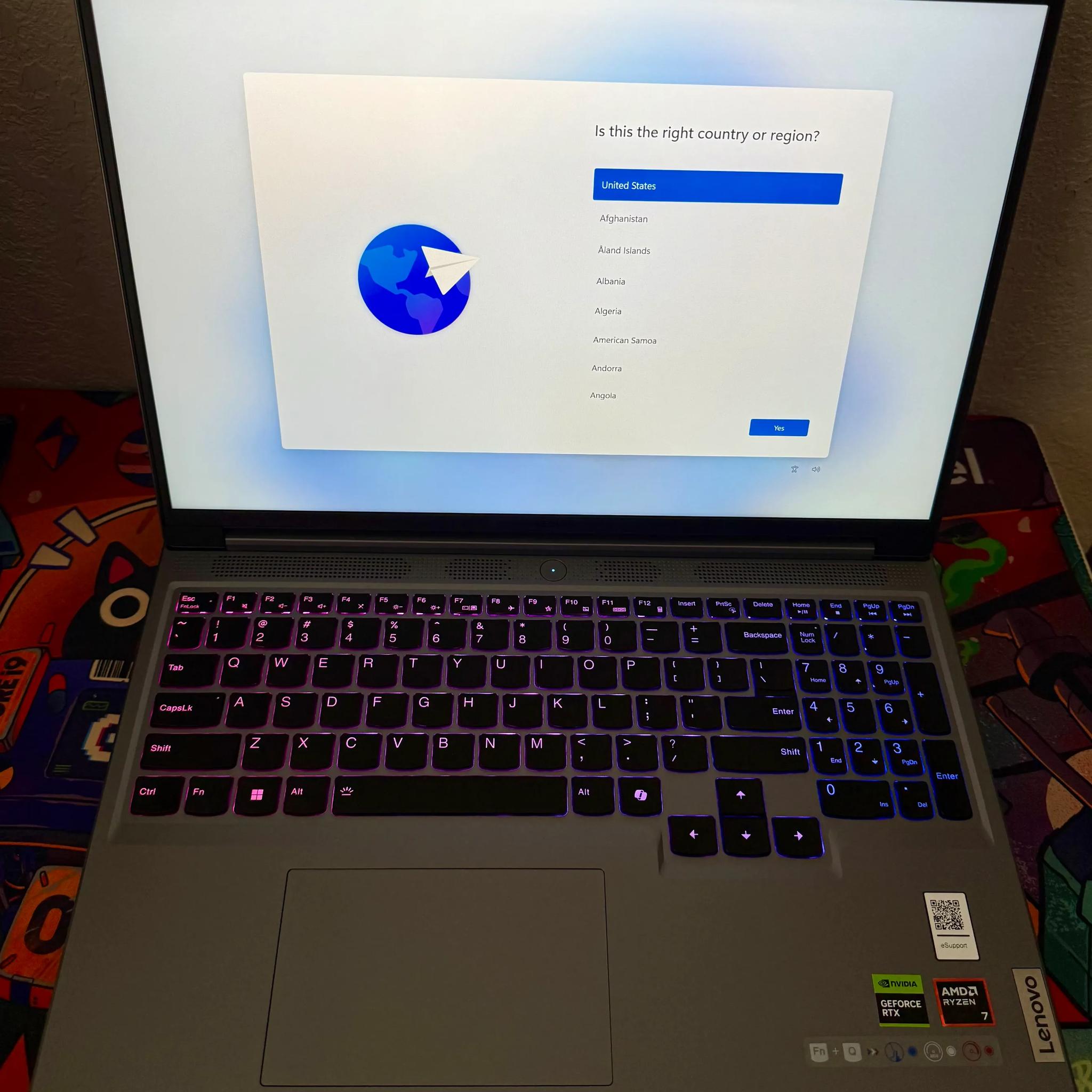 Lenovo Legion Slim 5 | Ryzen 7 | 1TB SSD |4060 Gaming Laptop (16AHP9)