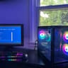 GAMING PC i7 8GB NVIDIA GTX 660 RGB Lighting RGB Fans