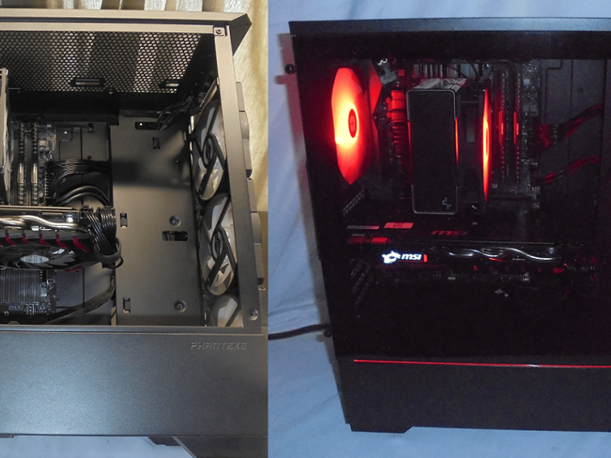 NEW Phantecs Eclipse G360A/NEW Asrock Z370/I5-9600K/Corsair 16GB 3000 MTs/NEW 650W Gold PSU