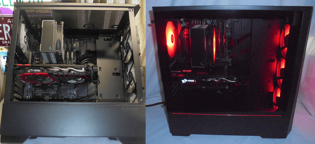 NEW Phantecs Eclipse G360A/NEW Asrock Z370/I5-9600K/Corsair 16GB 3000 MTs/NEW 650W Gold PSU