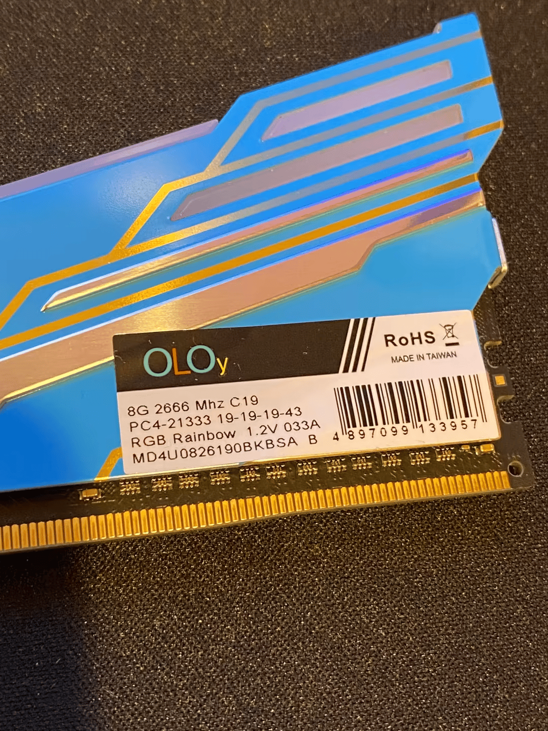 Warhawk Blue 32GB (4 x 8GB) DDR4-2666 RAM -RGB