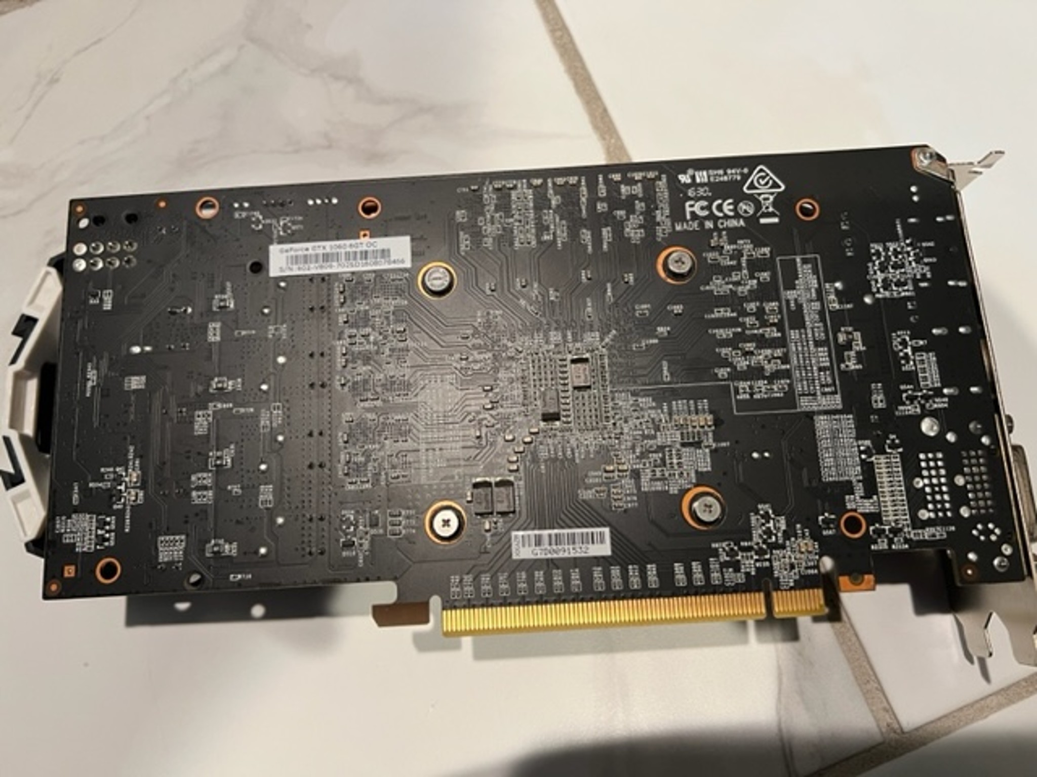 MSI Geforce GTX 1060 6GB 6GT OC Graphics Card