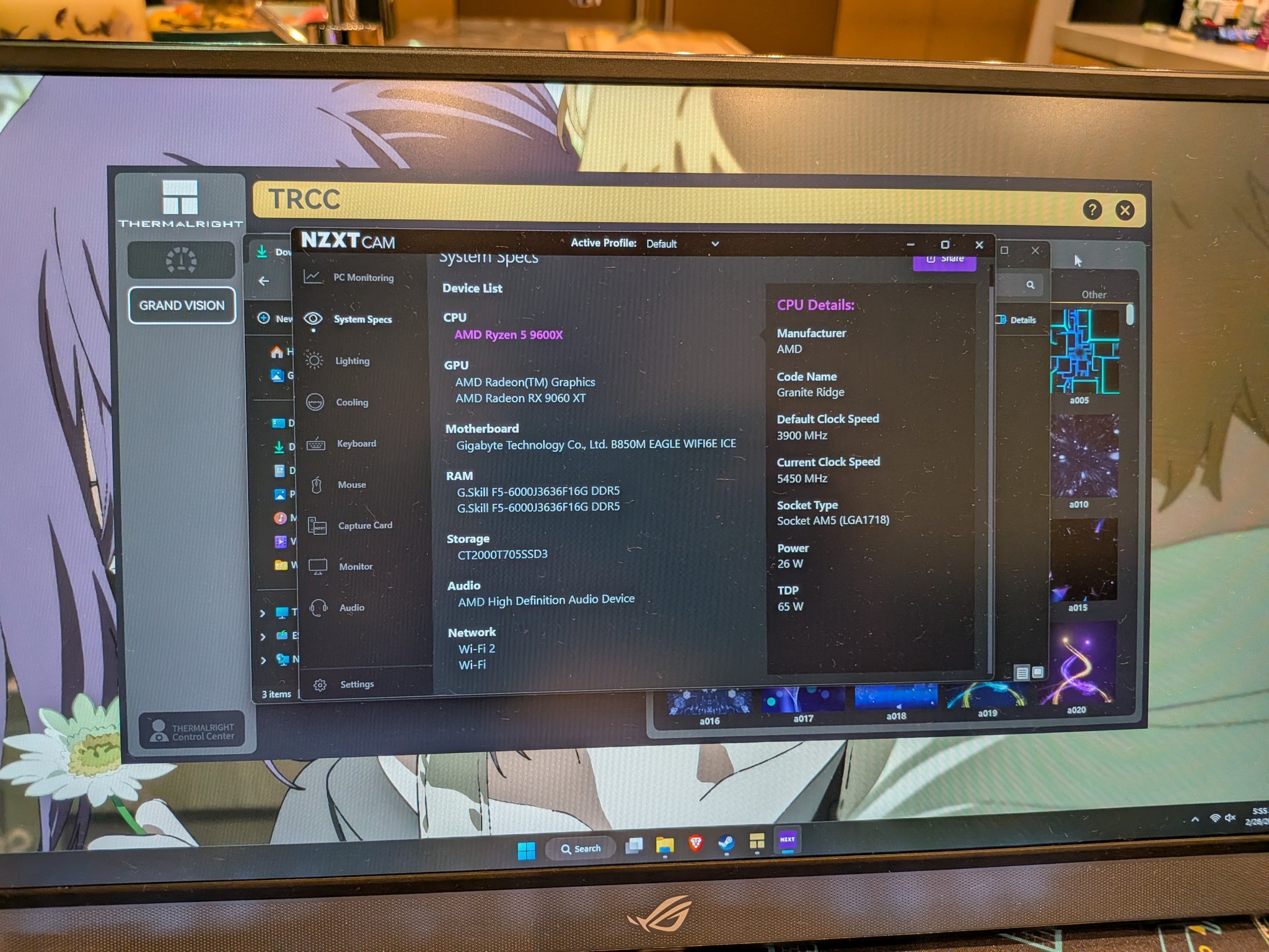 Bomb Devil AMD - RX 9060 XT 16GB, Ryzen 5 9600X, 32 GB DDR5 RAM, 2 TB Gen 5 NVME, RGB, Liquid Cooled